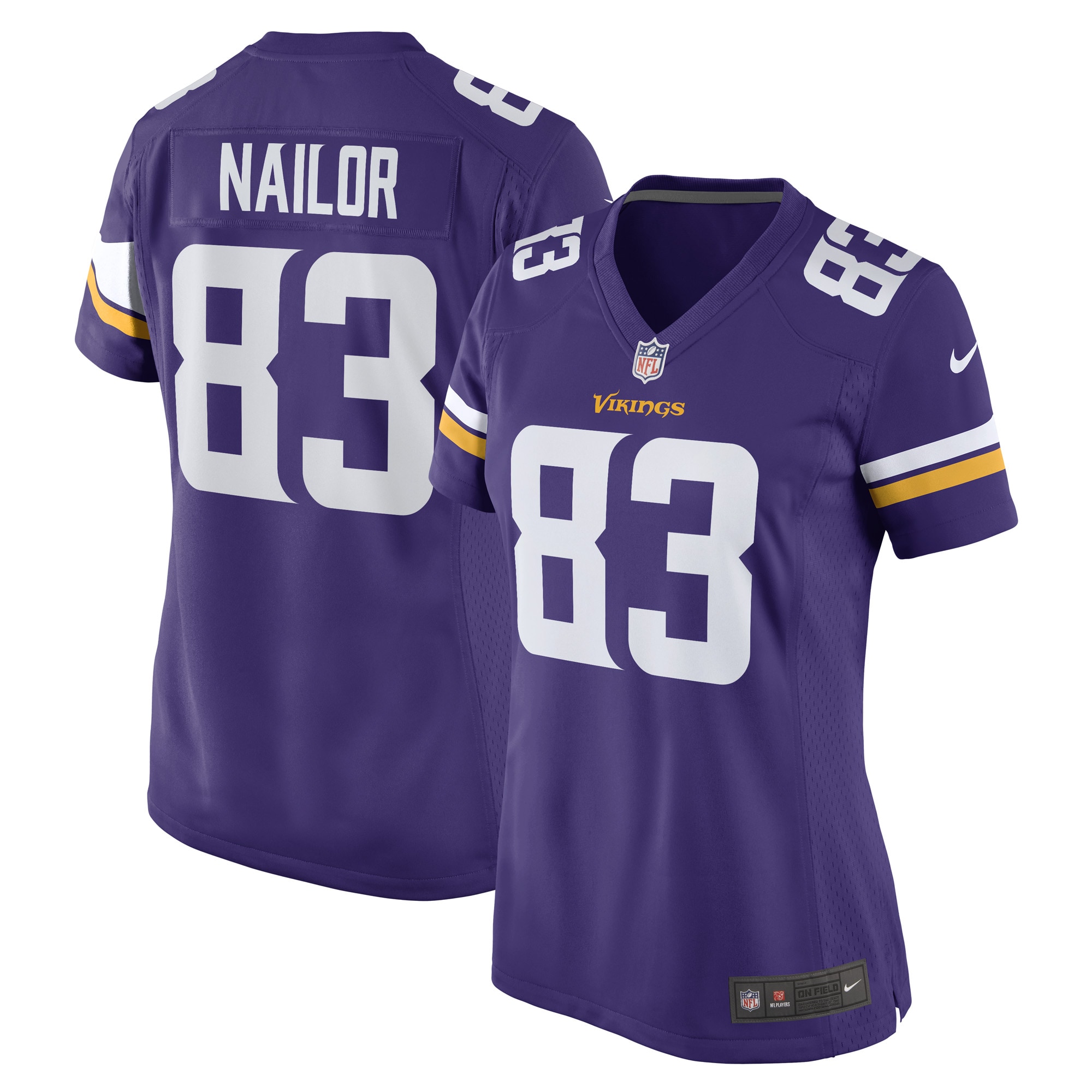 Jalen Nailor Minnesota Vikings Nike Women's Game Player Jersey - Purple - vstockx