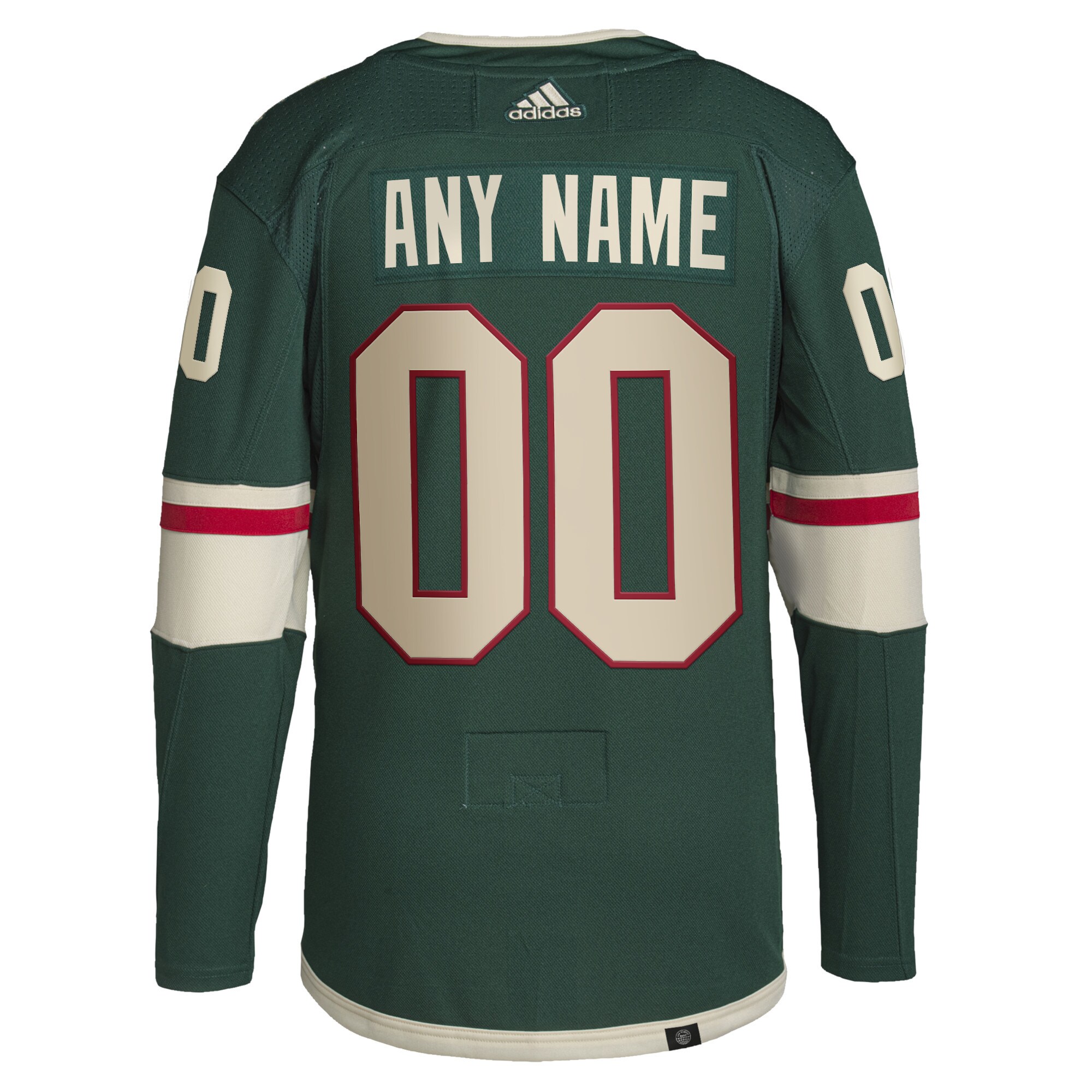 Minnesota Wild adidas Home Primegreen Authentic Pro Custom Jersey - Green - vstockx