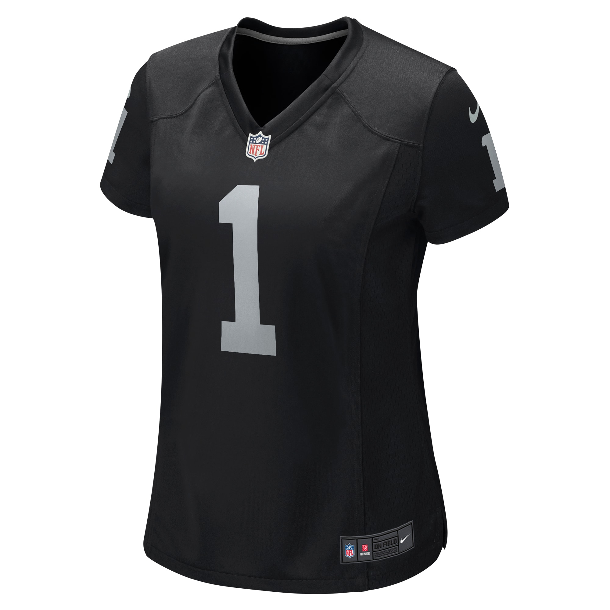 Number 1 Mom Las Vegas Raiders Nike Women's Game Jersey - Black - vstockx