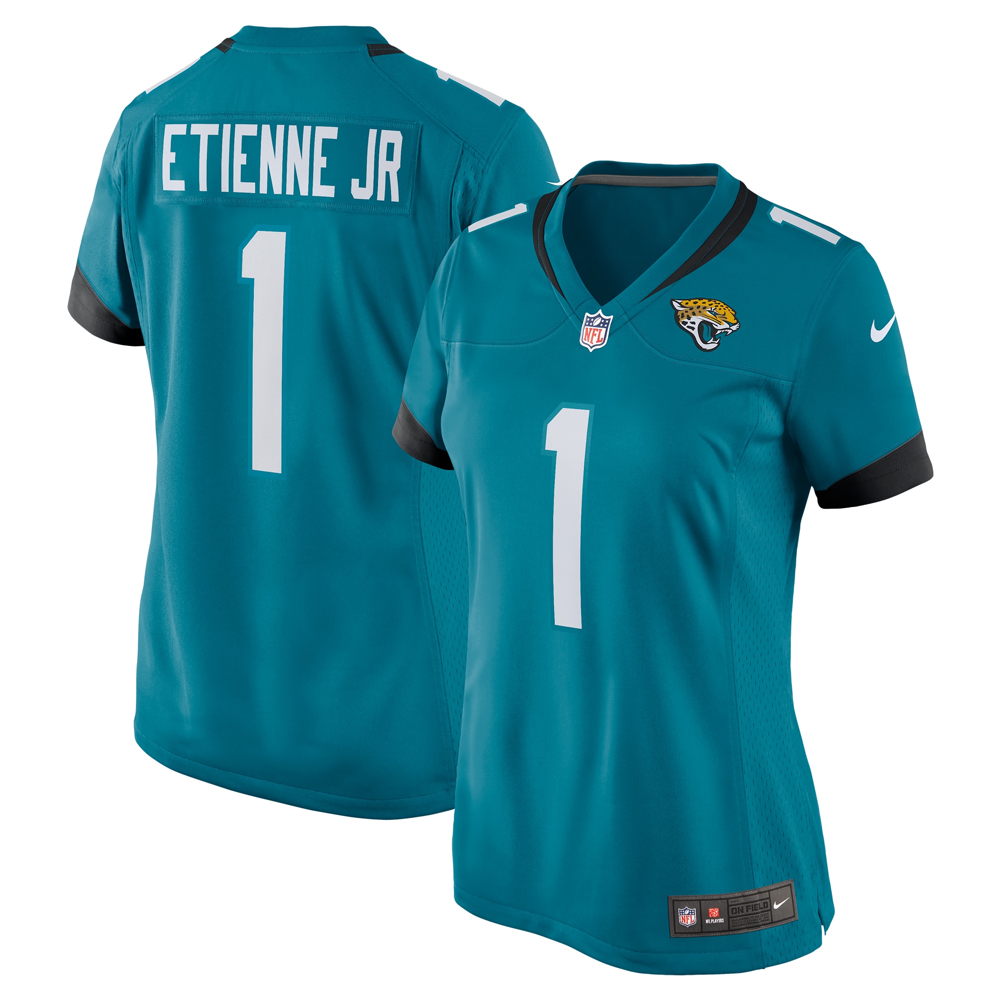 Travis Etienne Jacksonville Jaguars Nike Women's Game Jersey - Teal - vstockx