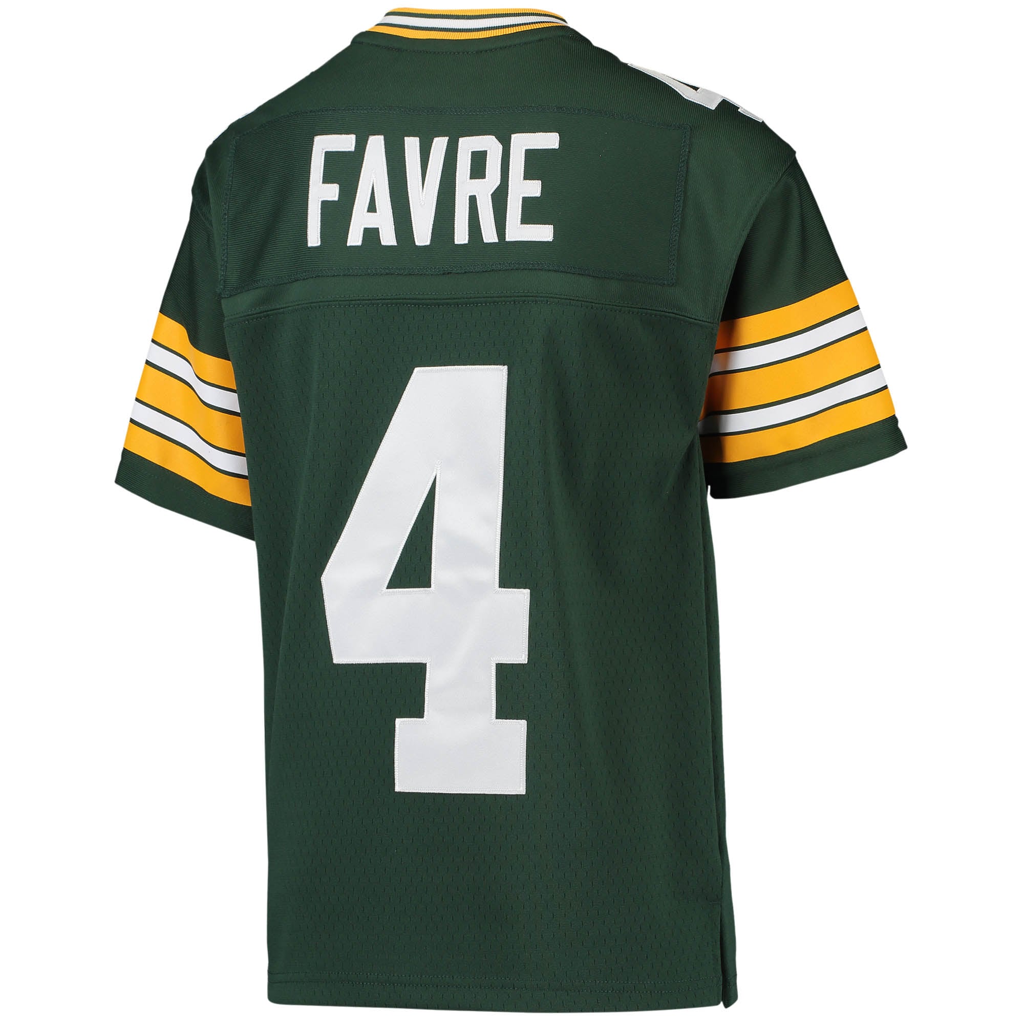 Brett Favre Green Bay Packers Mitchell & Ness Youth 1996 Retired Player Legacy Jersey - Green - vstockx