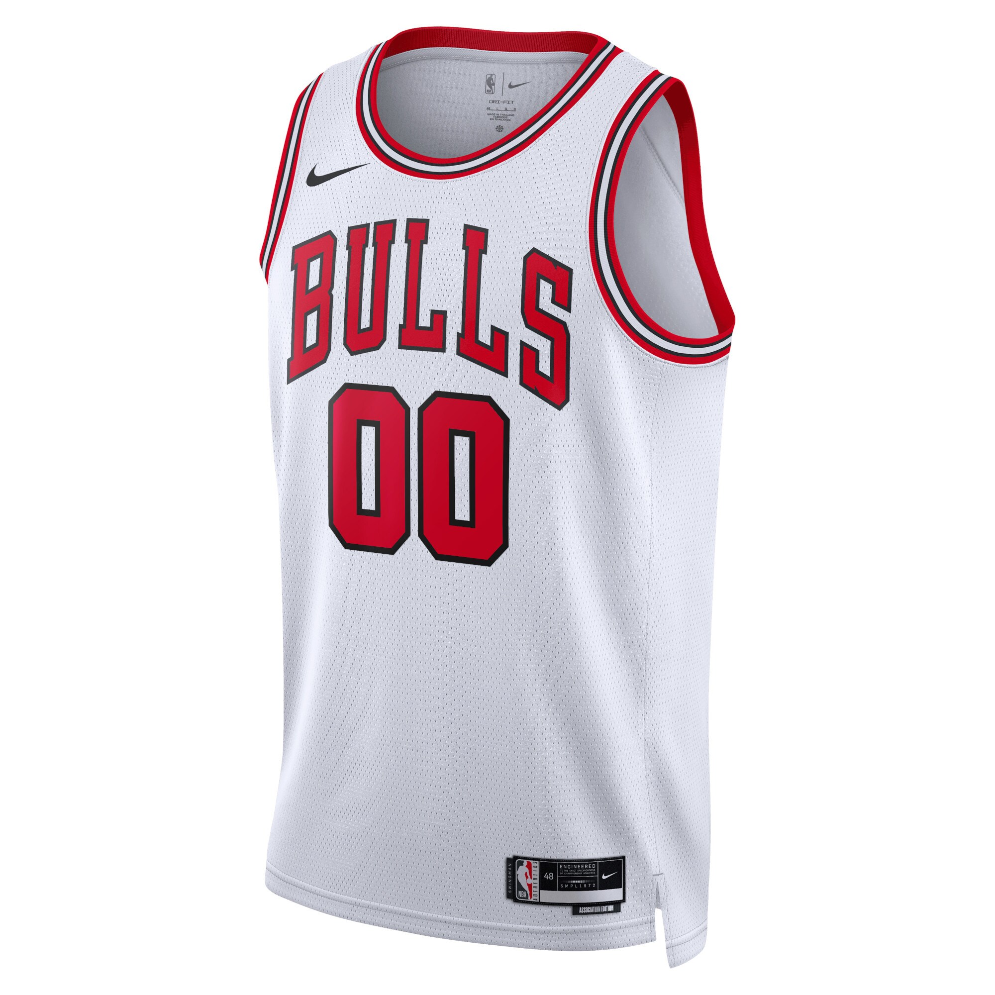Chicago Bulls Nike Unisex Swingman Custom Jersey White - Icon Edition - vstockx