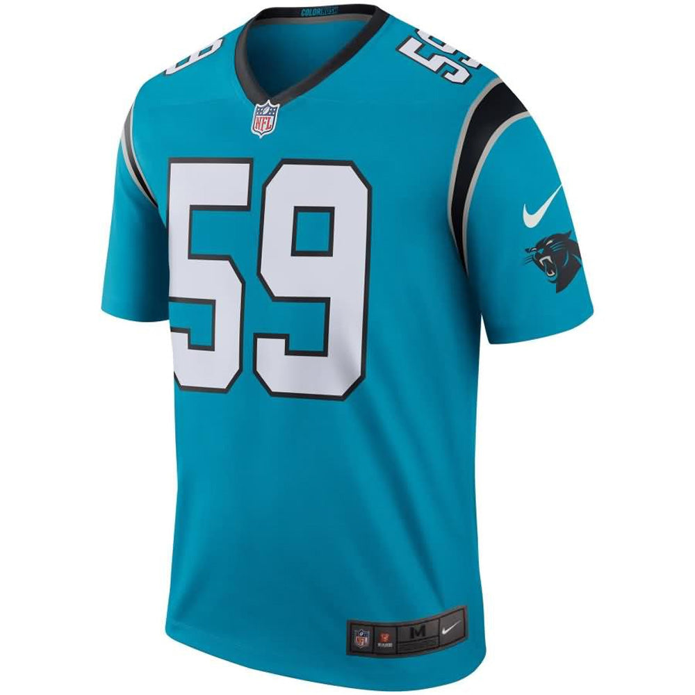 Men's Carolina Panthers Luke Keuchly Legend Jersey - Blue - vstockx