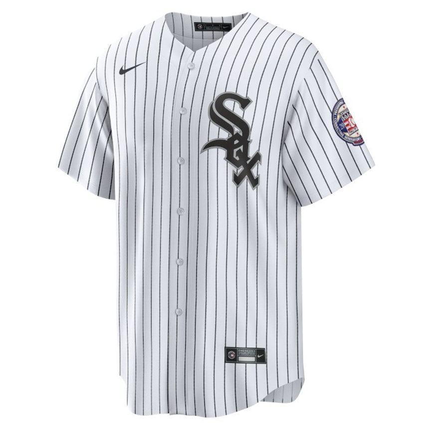 Men's Minnie Minoso Chicago White Sox Hall of Fame Patch White Home Replica Jersey - vstockx