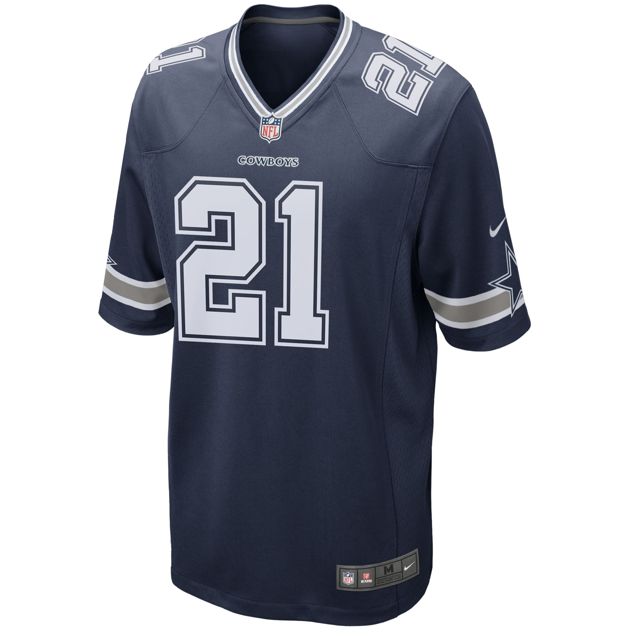 Ezekiel Elliott Dallas Cowboys Nike Game Team Jersey - Navy - vstockx