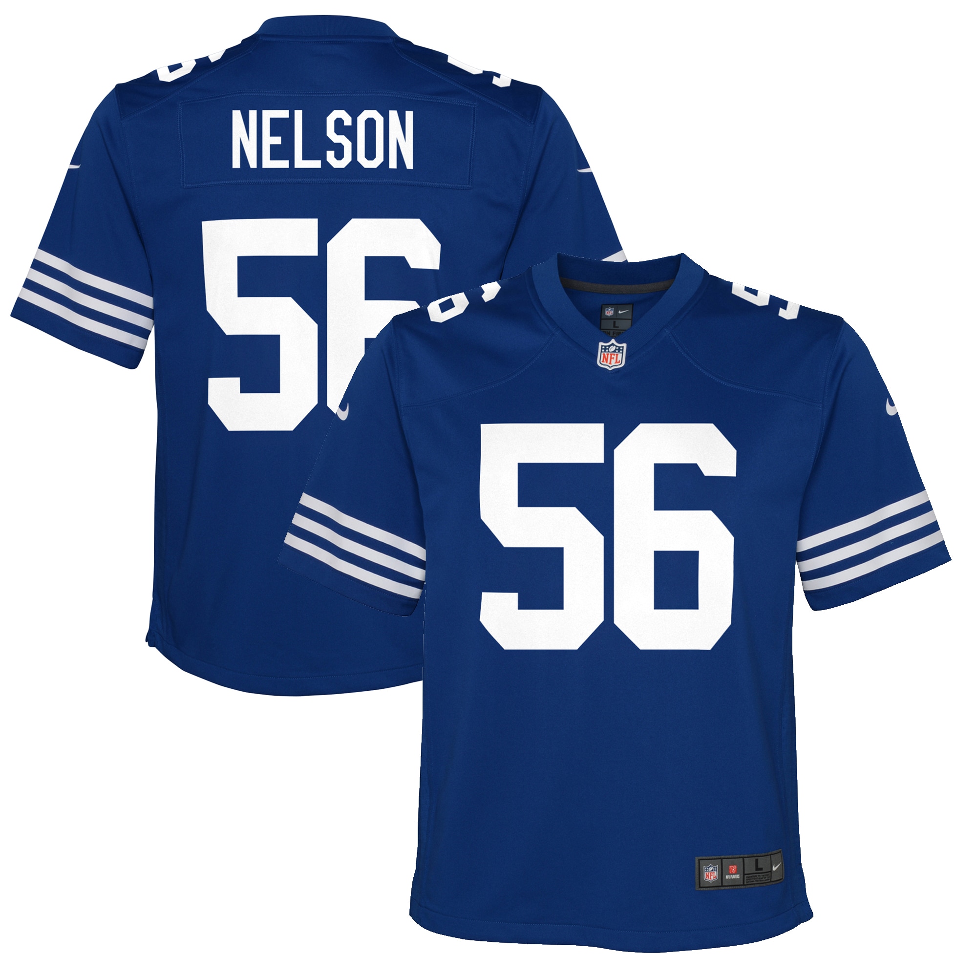 Quenton Nelson Indianapolis Colts Nike Youth Game Jersey - Royal - vstockx