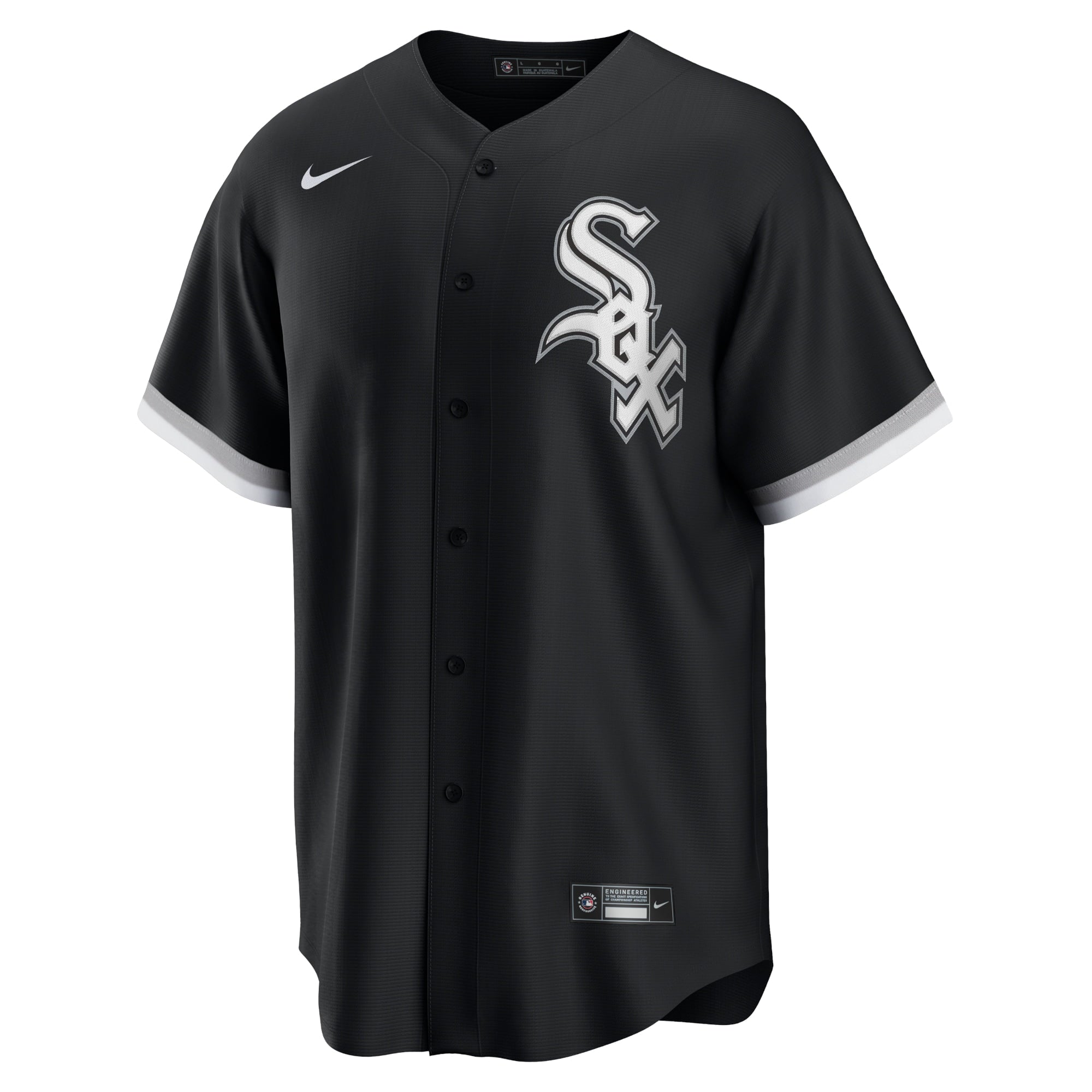 Men's Nike Yoan Moncada Black Chicago White Sox Alternate Replica Player Name Jersey - vstockx