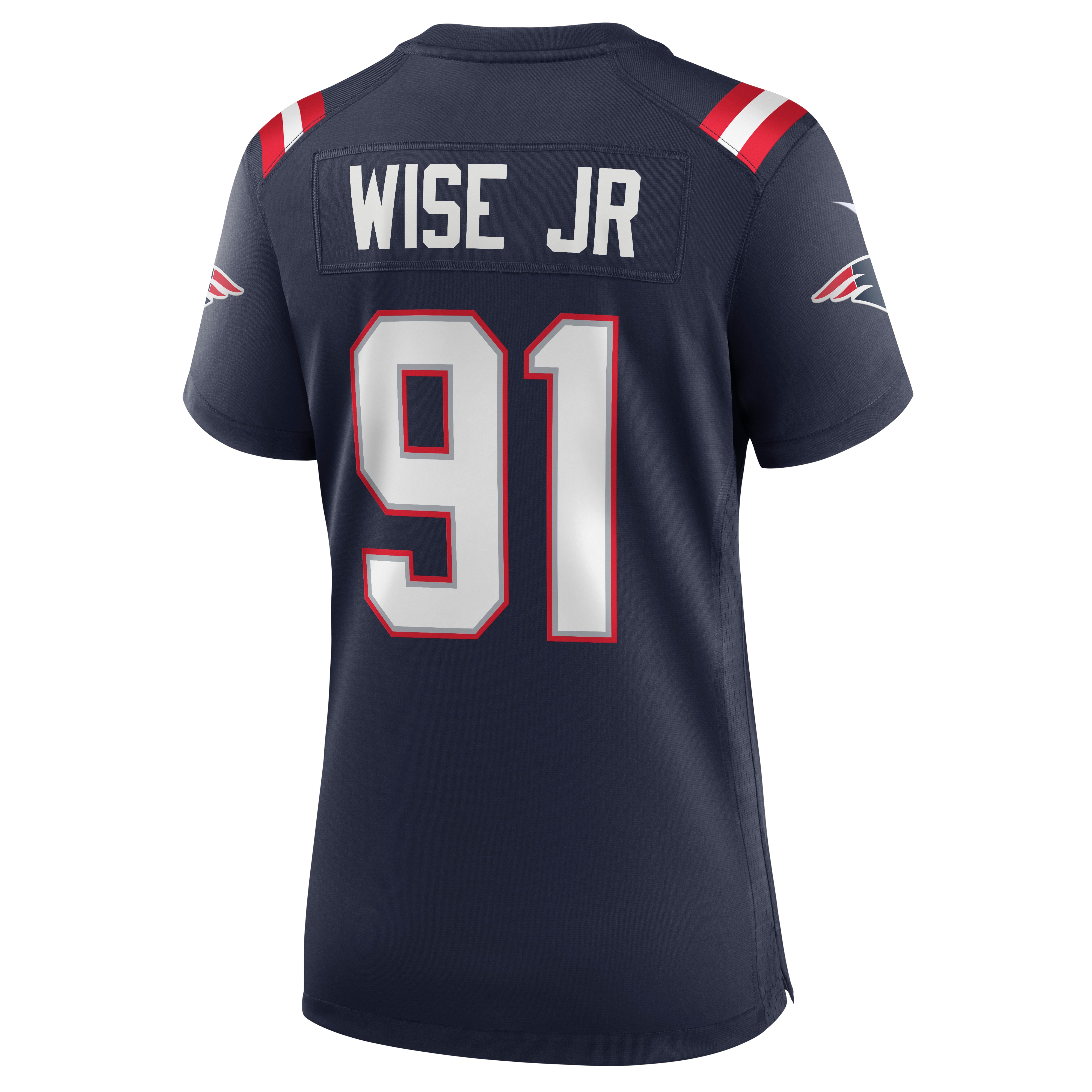 Deatrich Wise Jr. New England Patriots Nike Women's Game Jersey - Navy - vstockx
