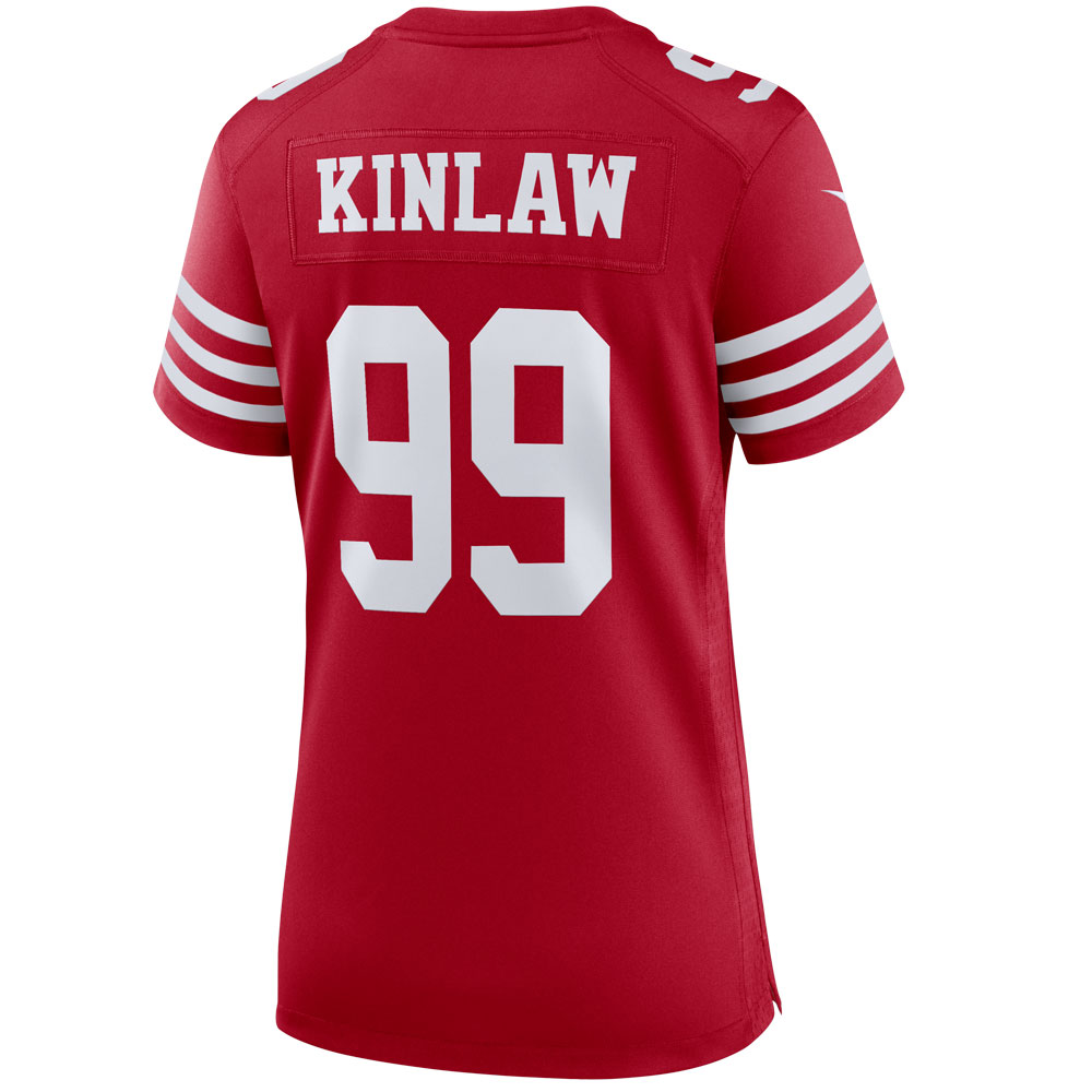 Javon Kinlaw San Francisco 49ers Nike Women's Player Jersey - Scarlet - vstockx