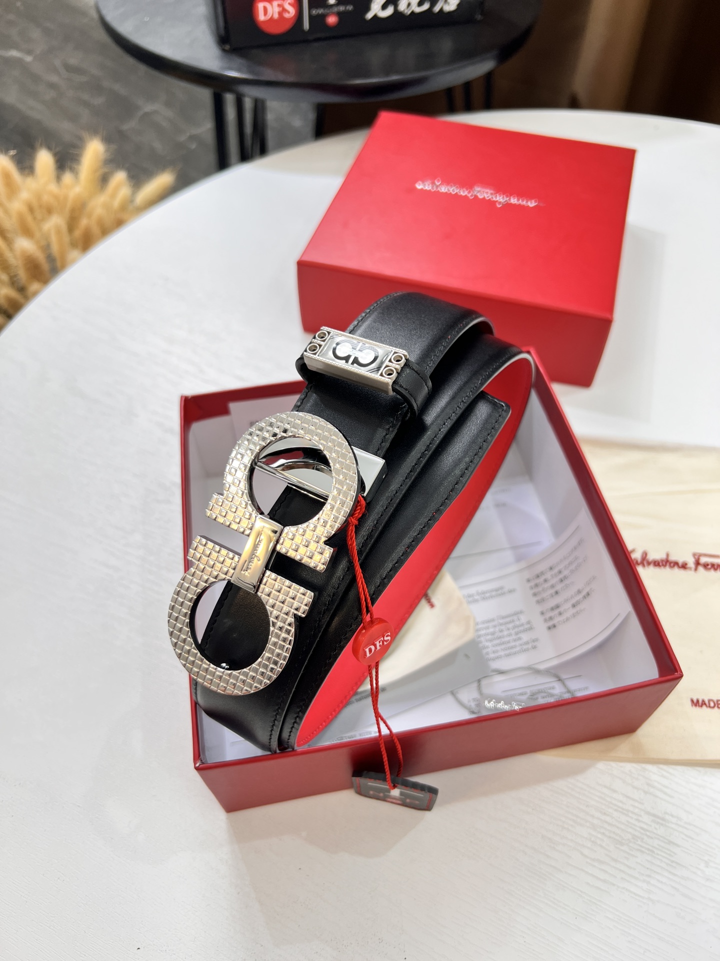 Streetwear Belt Ferragamo 320045 size:3.5cm - vstockx