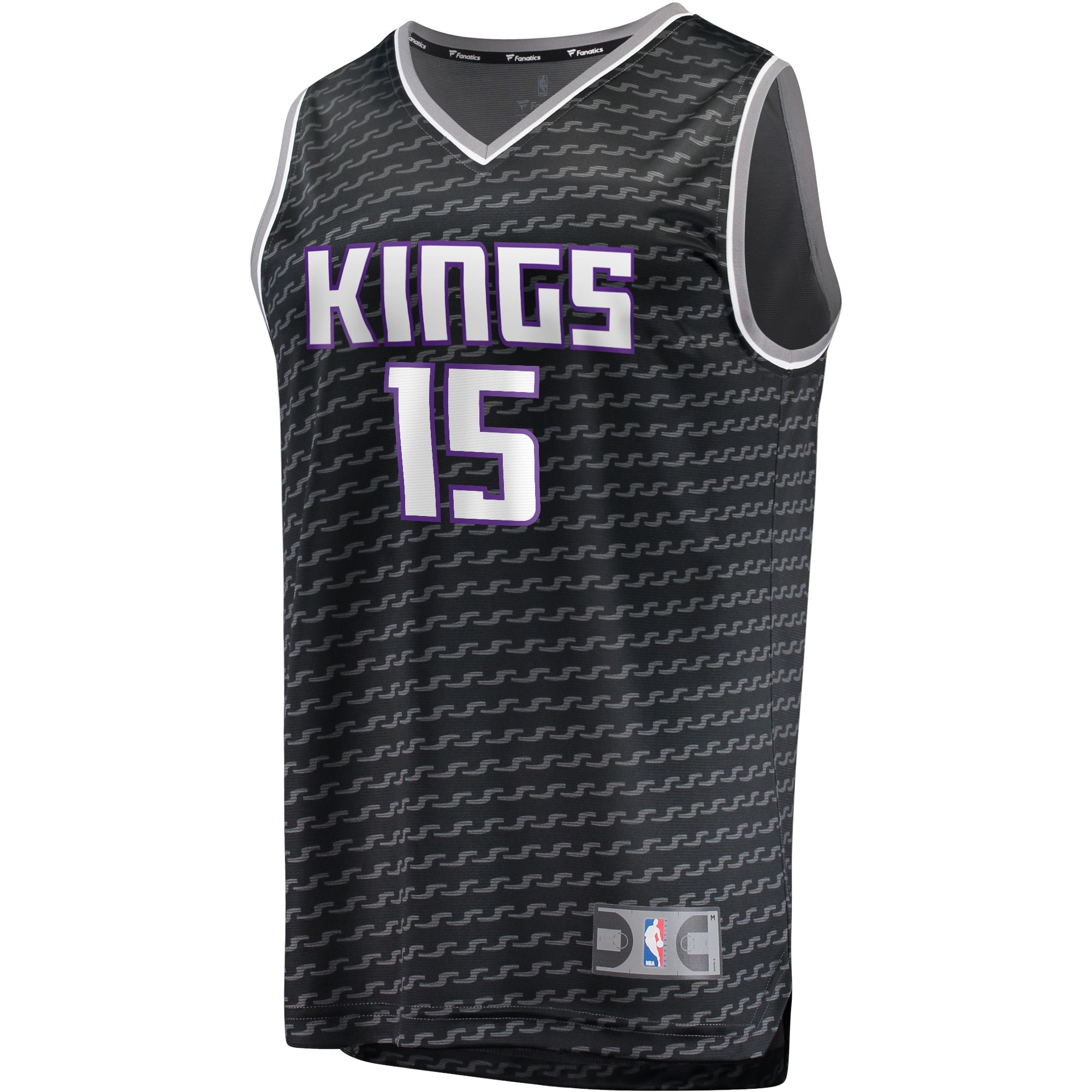 Davion Mitchell Sacramento Kings Fanatics Branded Fast Break Replica Player Jersey - Statement Edition - Black - vstockx