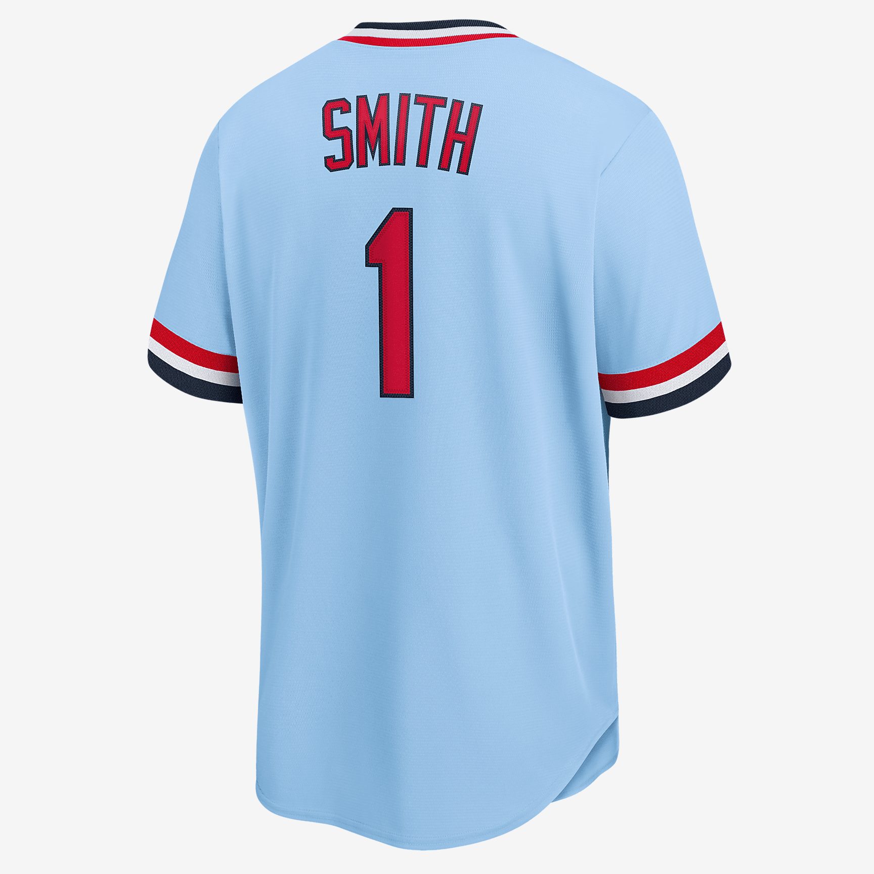 MLB St. Louis Cardinals (Ozzie Smith) Men's Cooperstown Baseball Jersey - Light Blue Heather - vstockx
