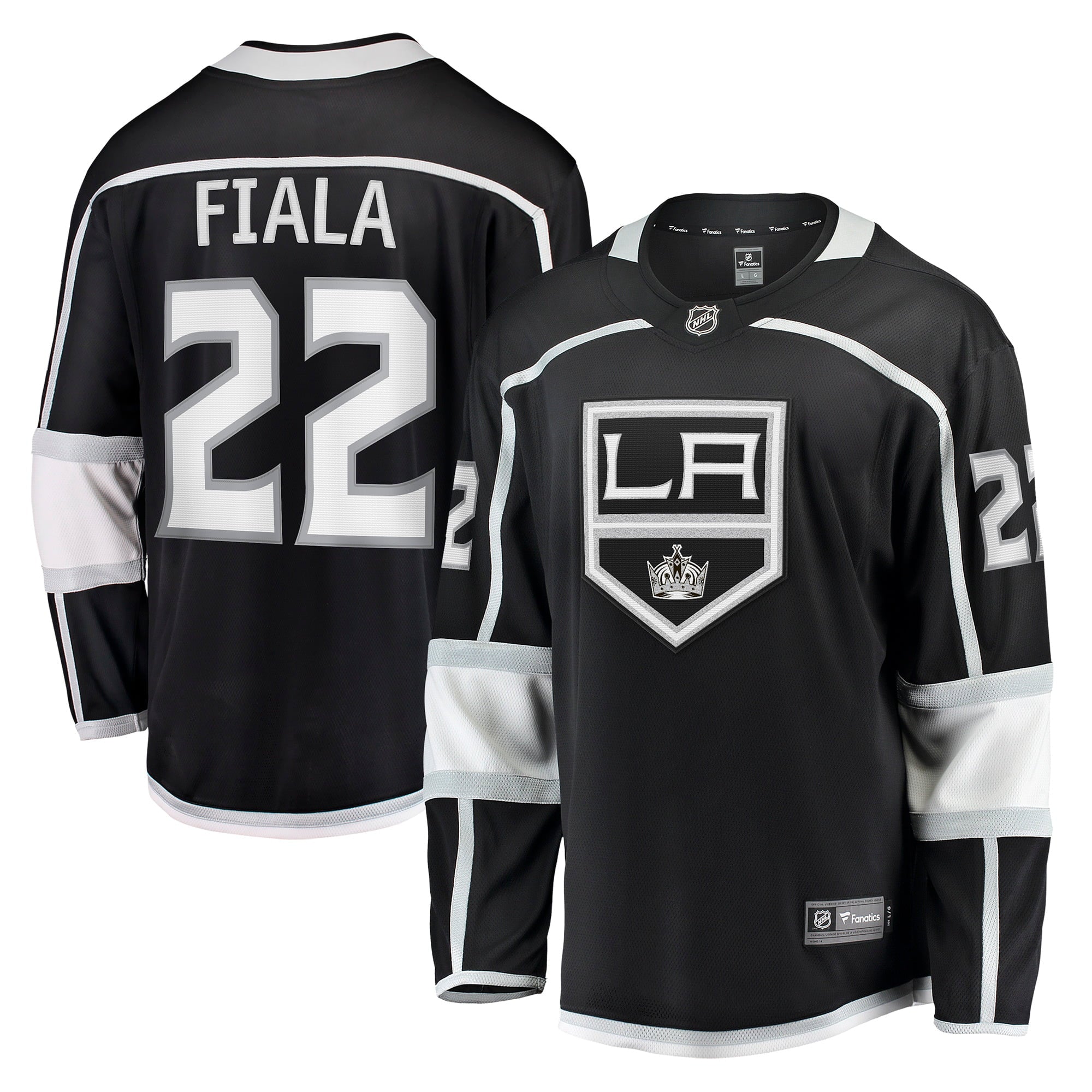 Men's Fanatics Branded Kevin Fiala Black Los Angeles Kings Home Breakaway Player Jersey - vstockx
