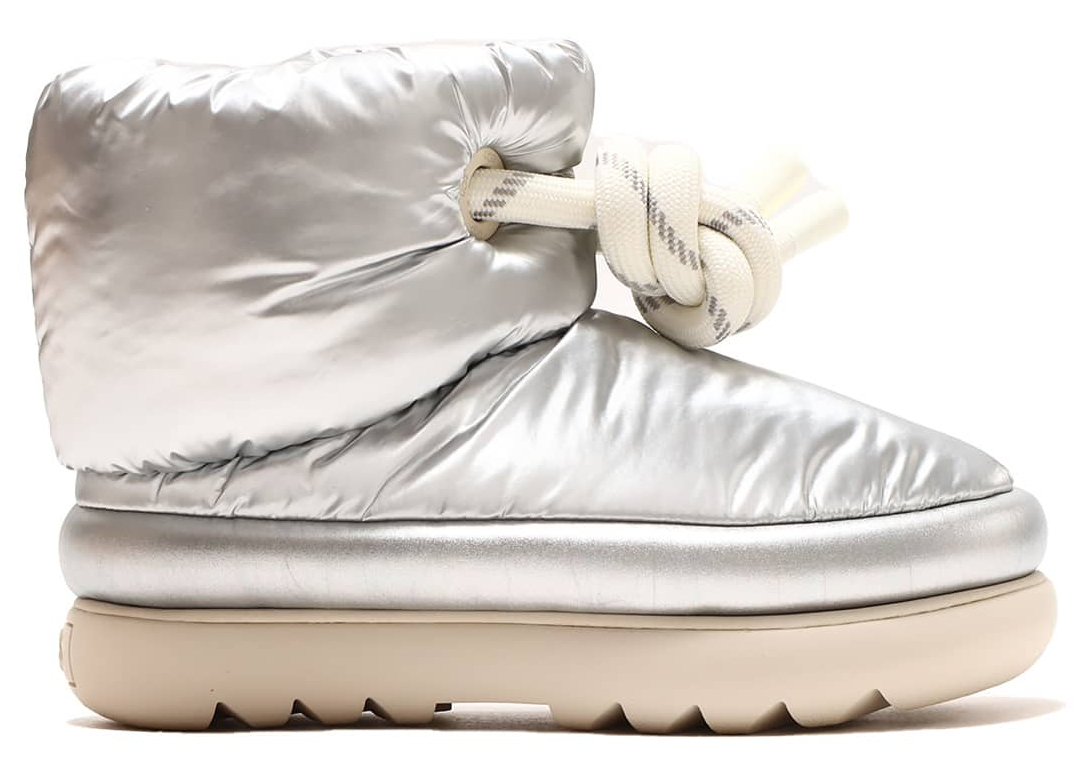 UGG Classic Maxi Short Boot Metallic Silver (Women's) - vstockx