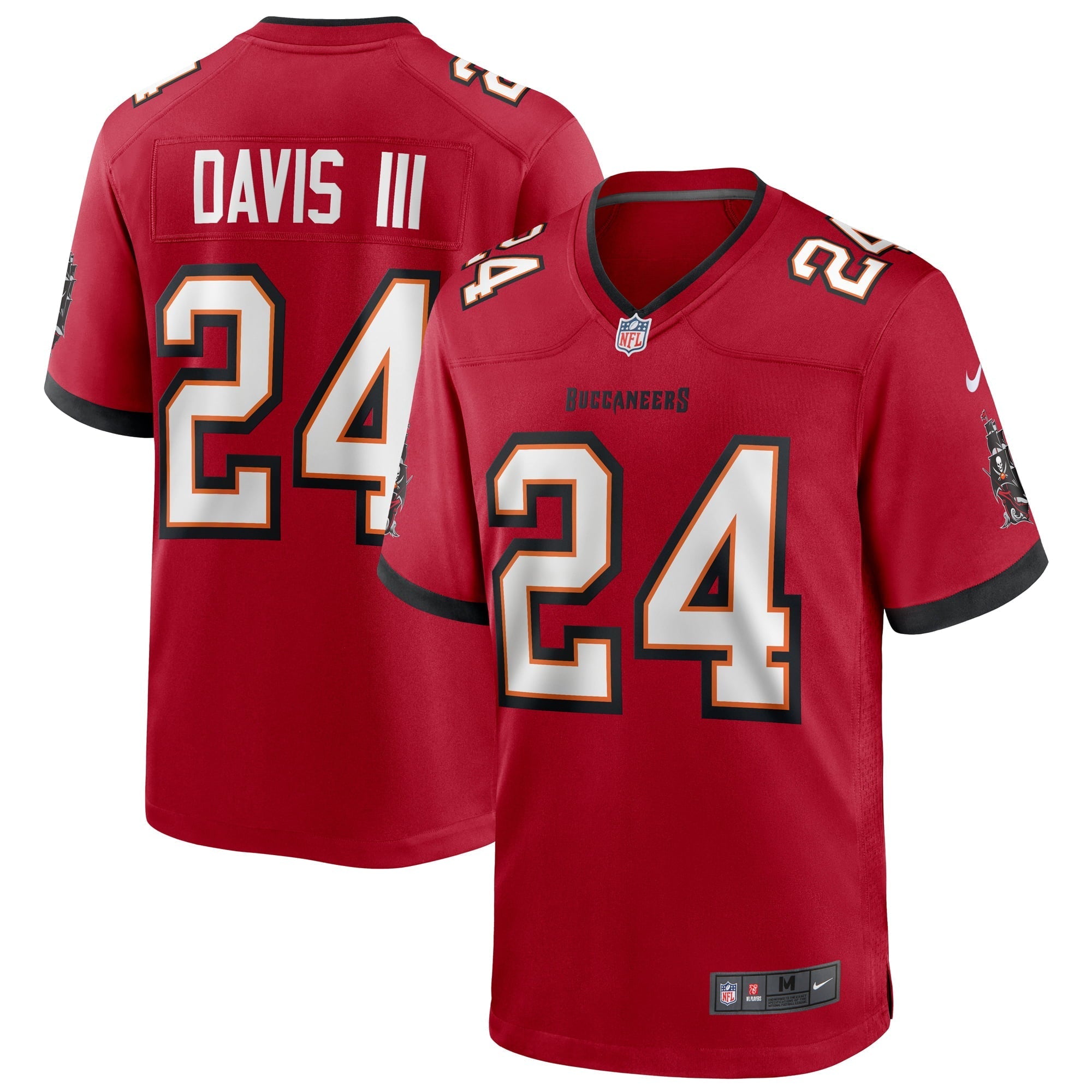 Men's Nike Carlton Davis III Red Tampa Bay Buccaneers Game Player Jersey - vstockx