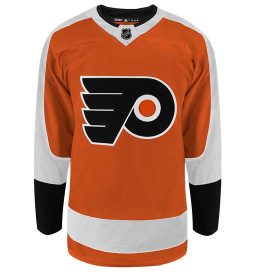 Customizable Philadelphia Flyers Adidas Primegreen Authentic NHL Hockey Jersey - vstockx