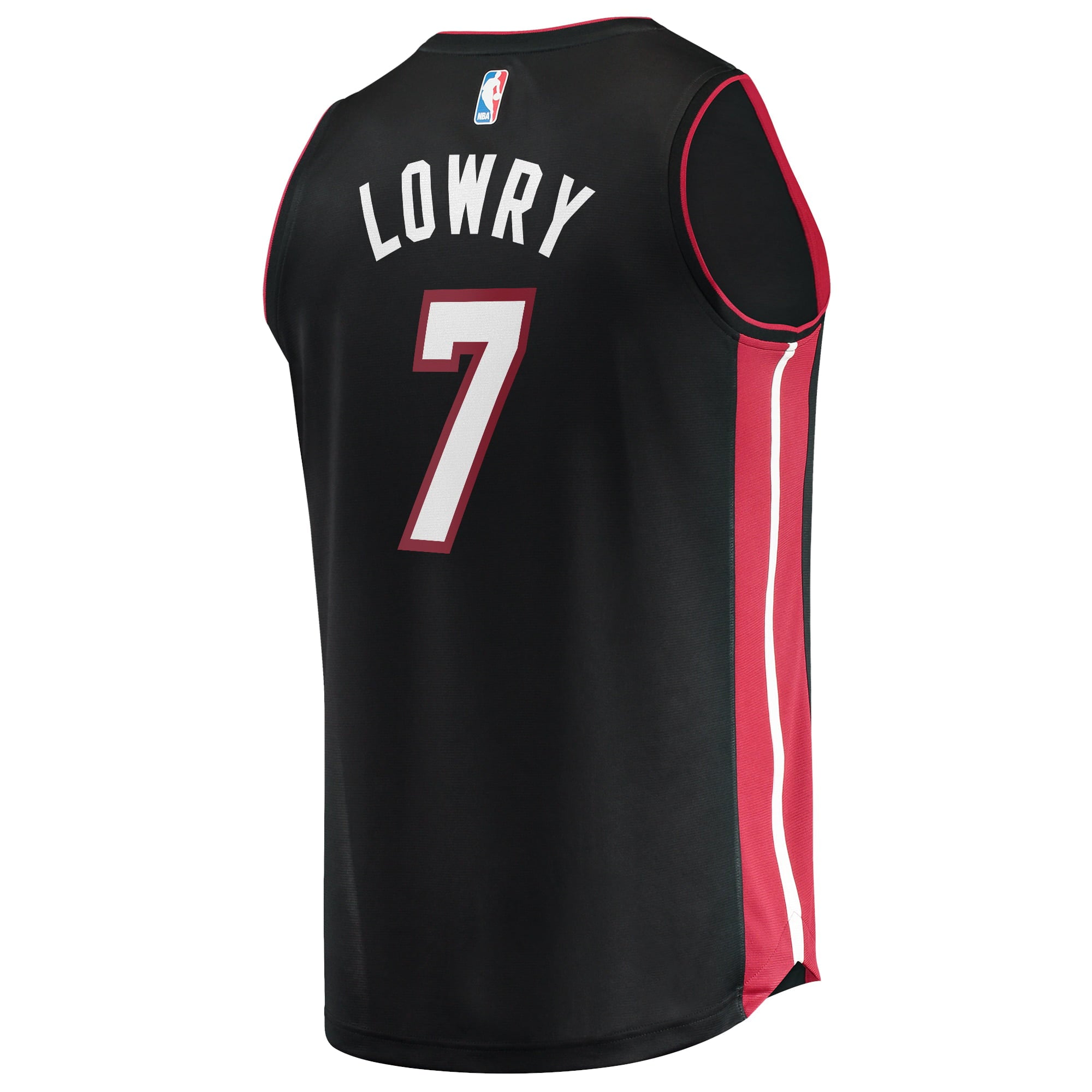 Men's Fanatics Branded Kyle Lowry Black Miami Heat Fast Break Replica Jersey - Icon Edition - vstockx