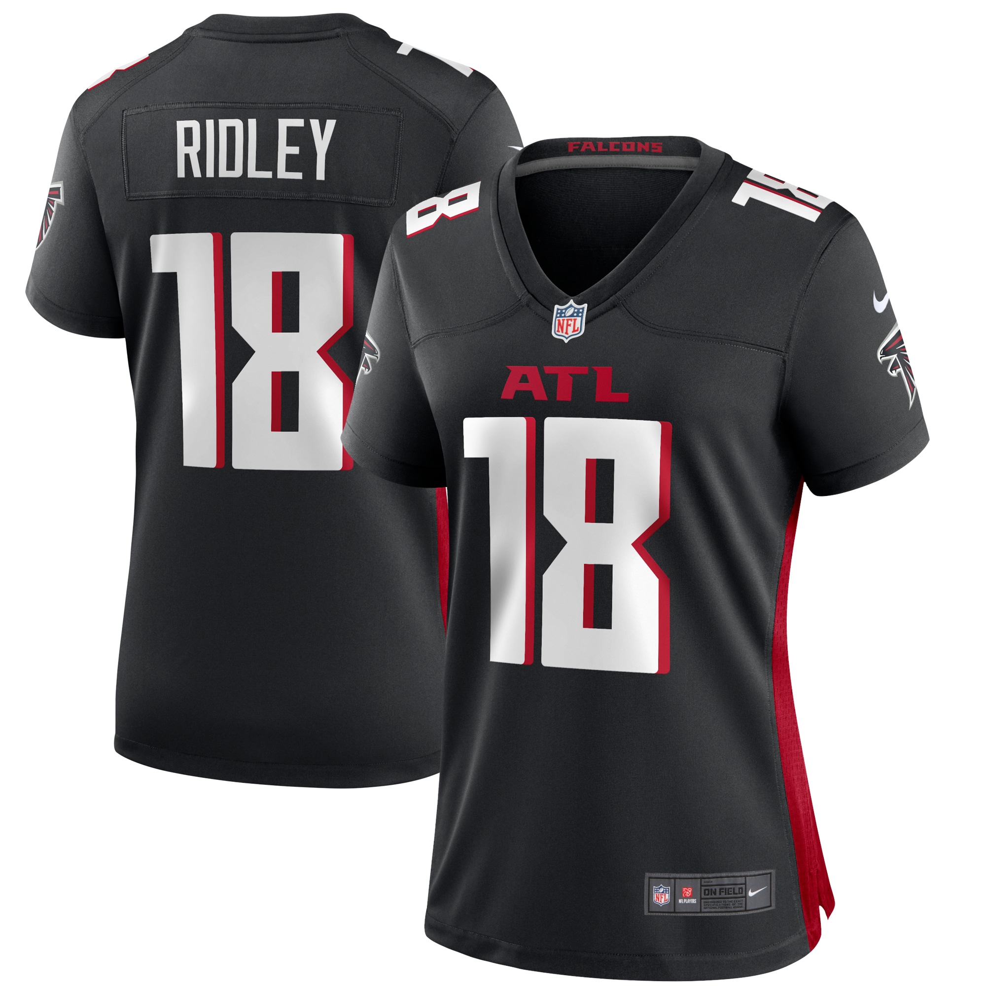 Calvin Ridley Atlanta Falcons Nike Women's Game Player Jersey - Black - vstockx