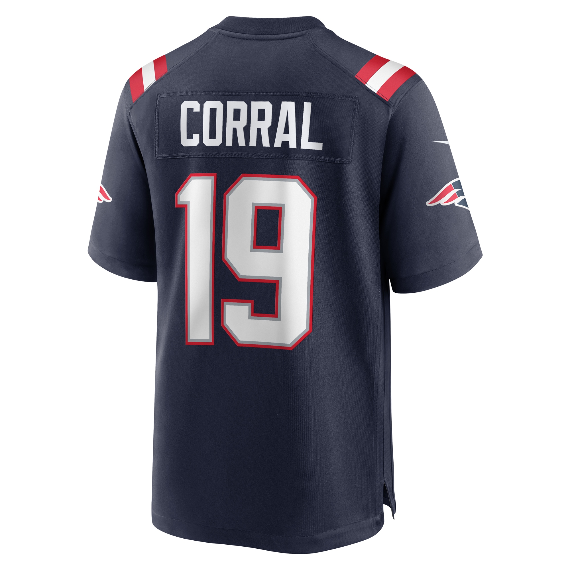 Matt Corral New England Patriots Nike Team Game Jersey - Navy - vstockx