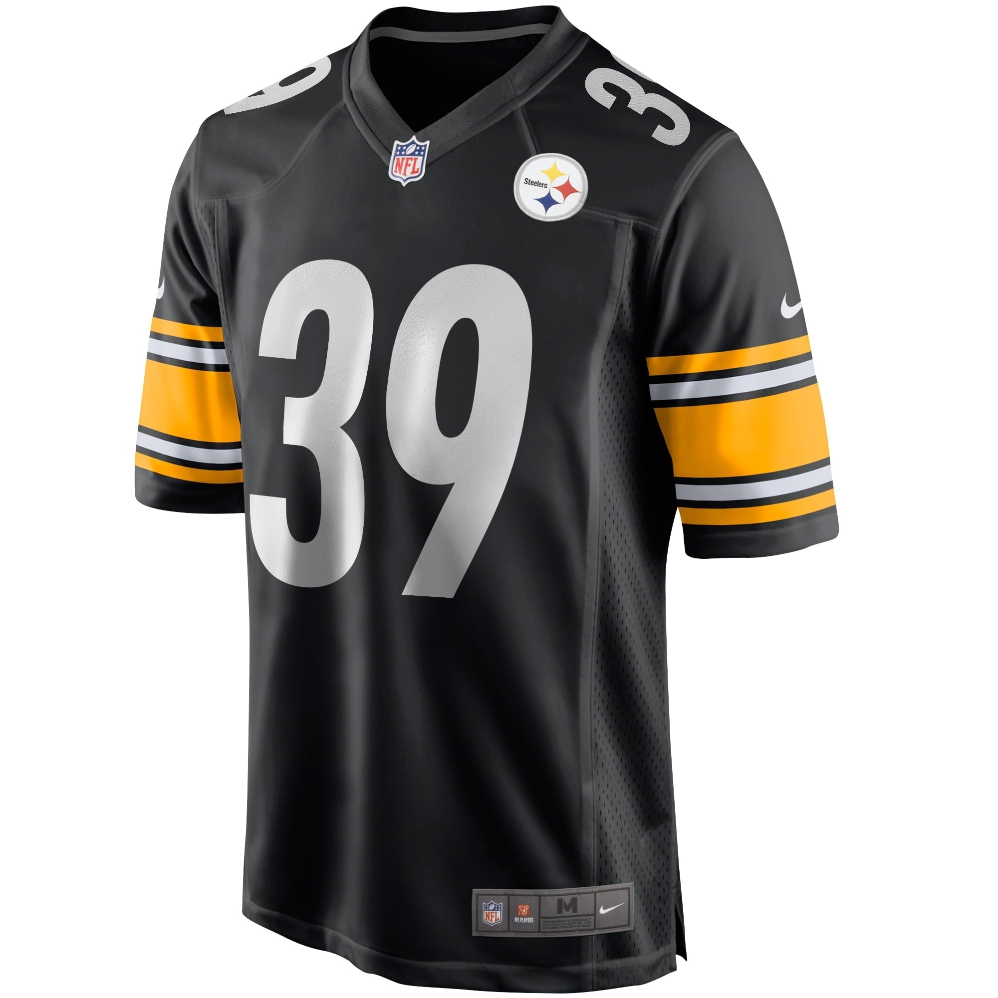 Men's Nike Minkah Fitzpatrick Black Pittsburgh Steelers Game Jersey - vstockx
