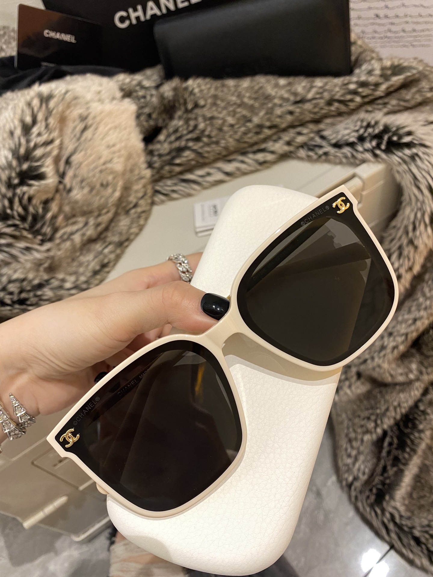 Sunglasses Chanel CH7286 size 62��15-145 - vstockx