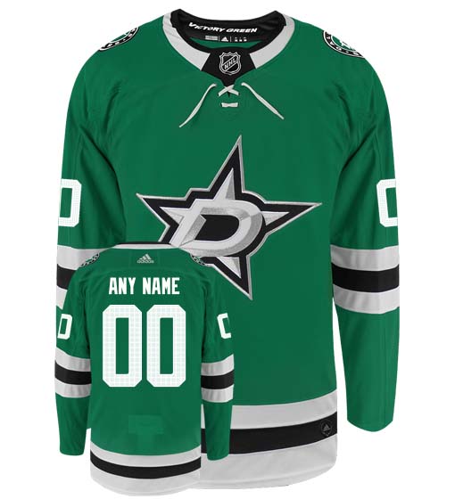 Customizable Dallas Stars Adidas Primegreen Authentic NHL Hockey Jersey - vstockx