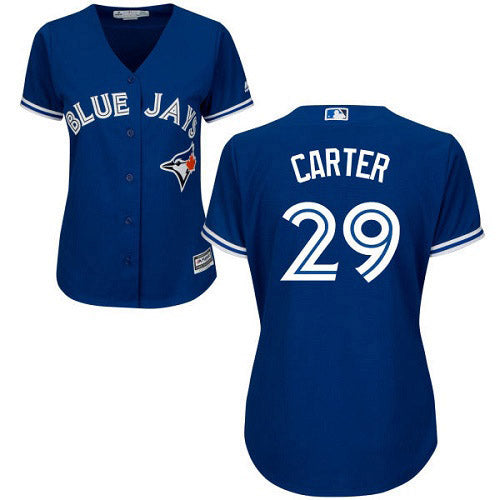 Women's Toronto Blue Jays Joe Carter Replica Alternate Jersey - Royal - vstockx