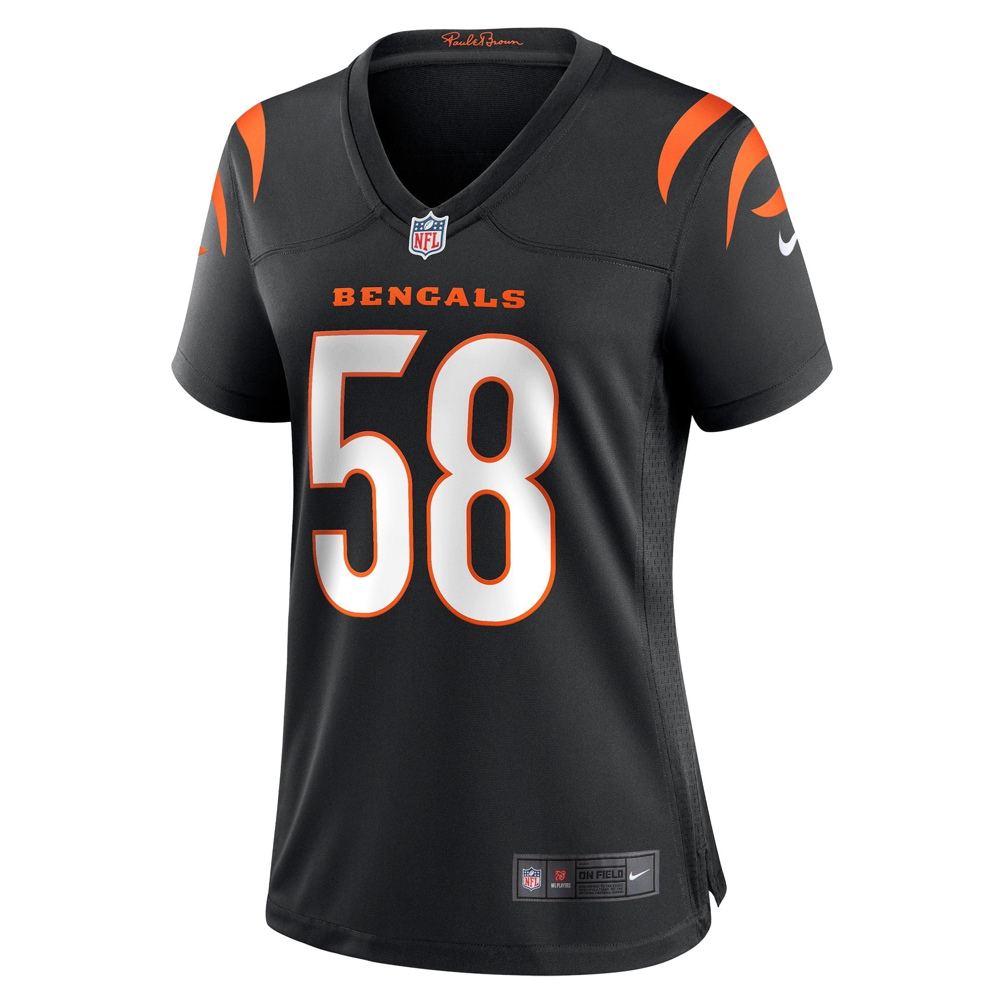Women's Nike Joseph Ossai Black Cincinnati Bengals Game Jersey - vstockx