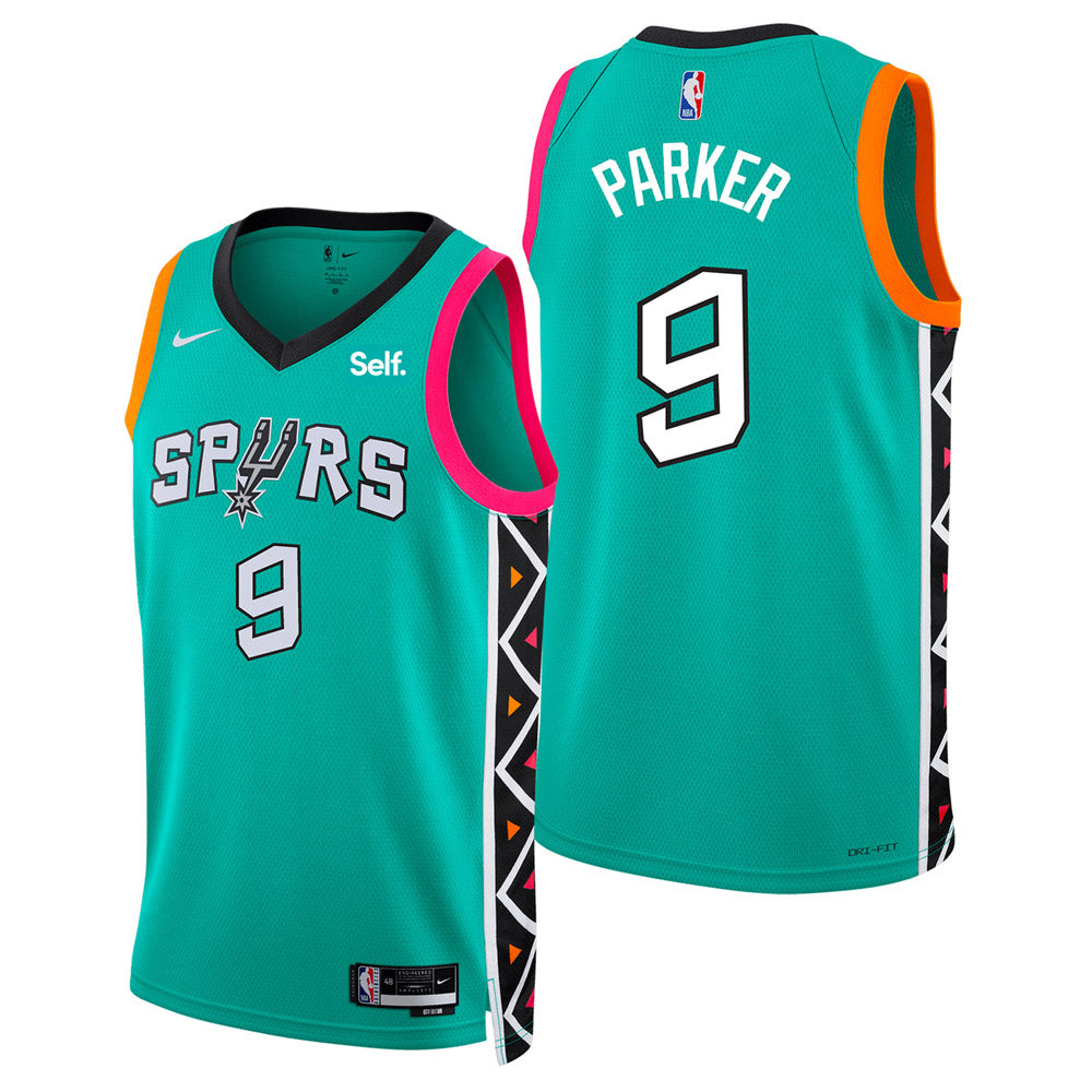 Men's San Antonio Spurs Tony Parker City Edition Jersey - Green - vstockx