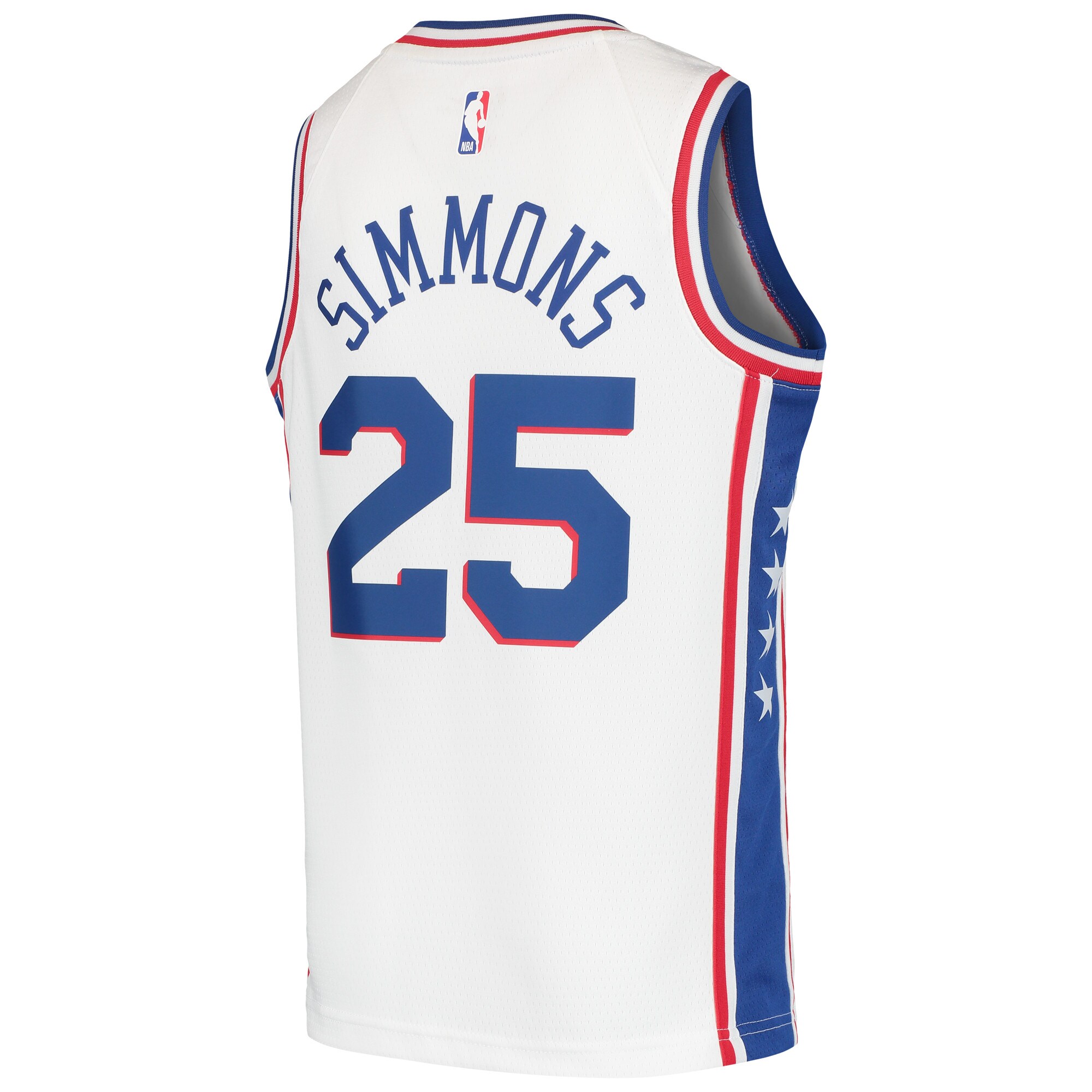 Ben Simmons Philadelphia 76ers Nike Youth Swingman Jersey - White - vstockx