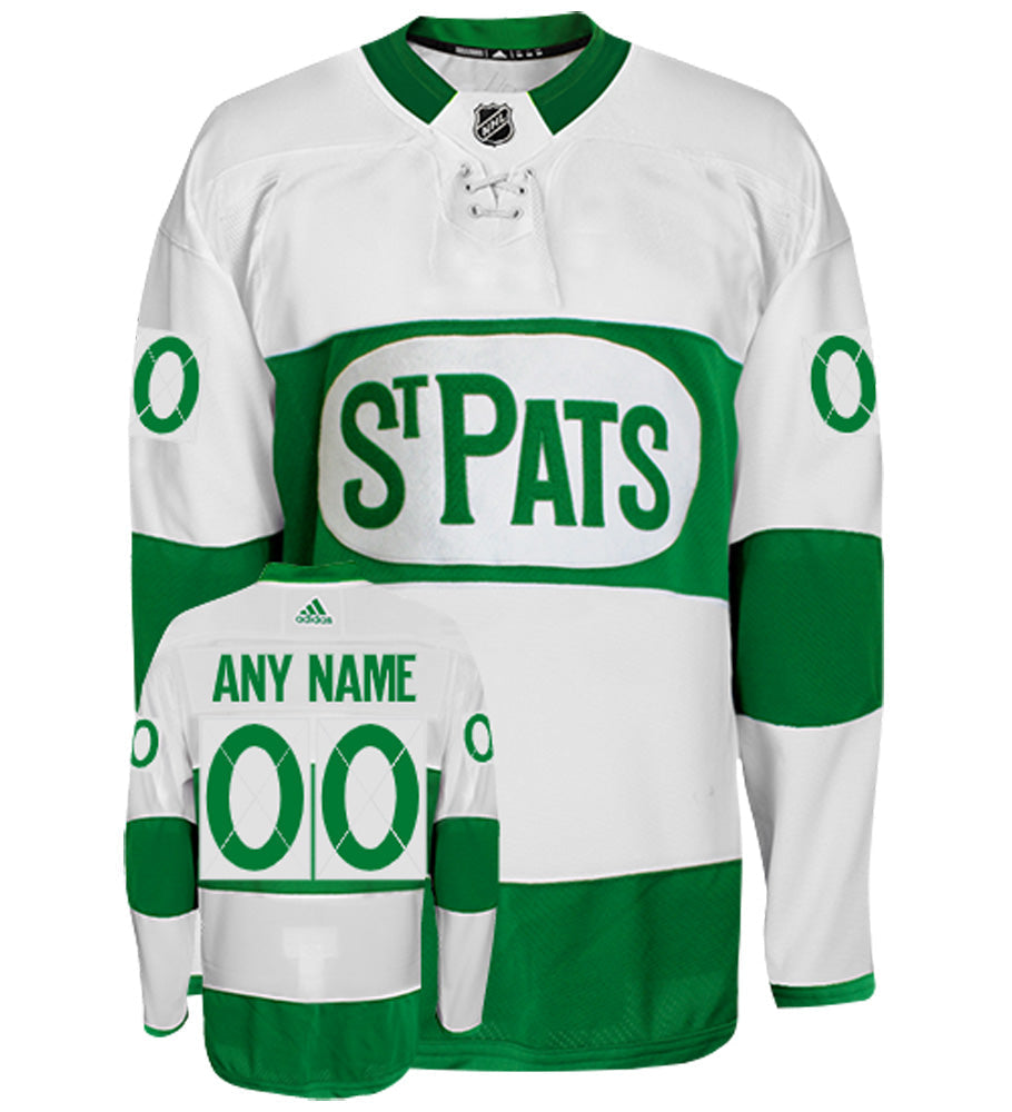Toronto Maple Leafs St. Pats Adidas Authentic Home NHL Hockey Jersey - vstockx