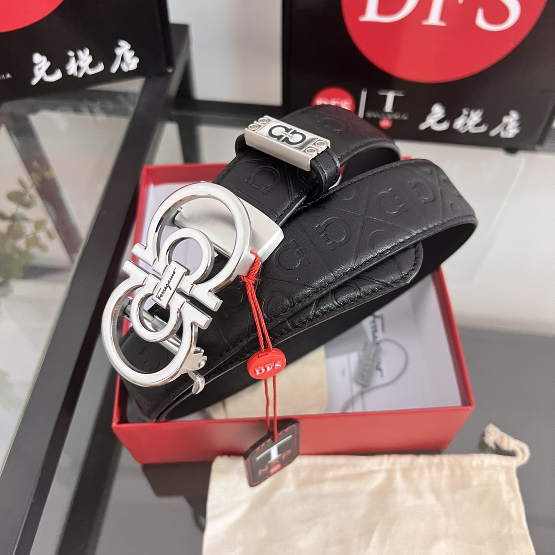 Streetwear Belt Ferragamo 320255 size:3.5cm - vstockx