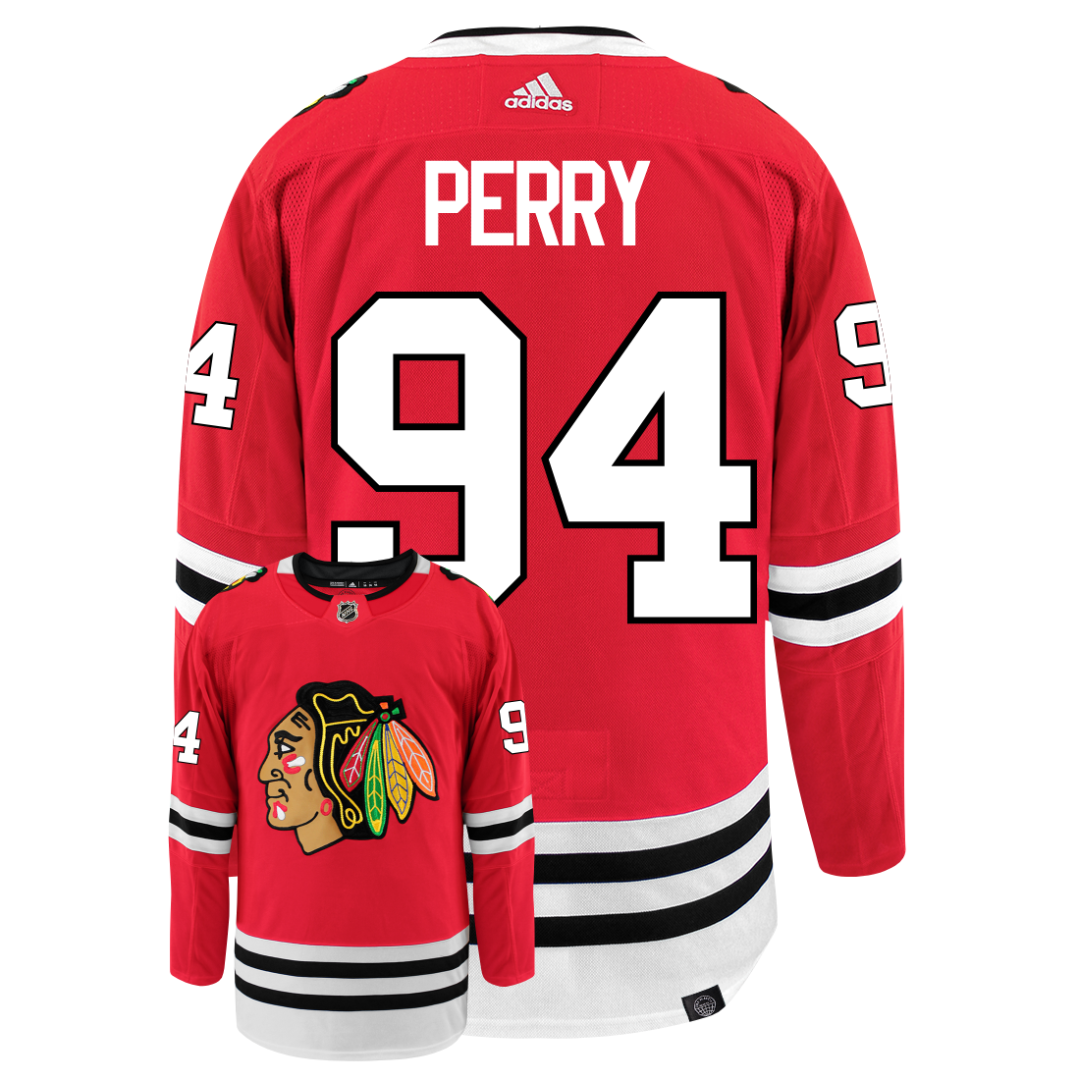 Corey Perry Chicago Blackhawks Adidas Primegreen Authentic NHL Hockey Jersey - vstockx