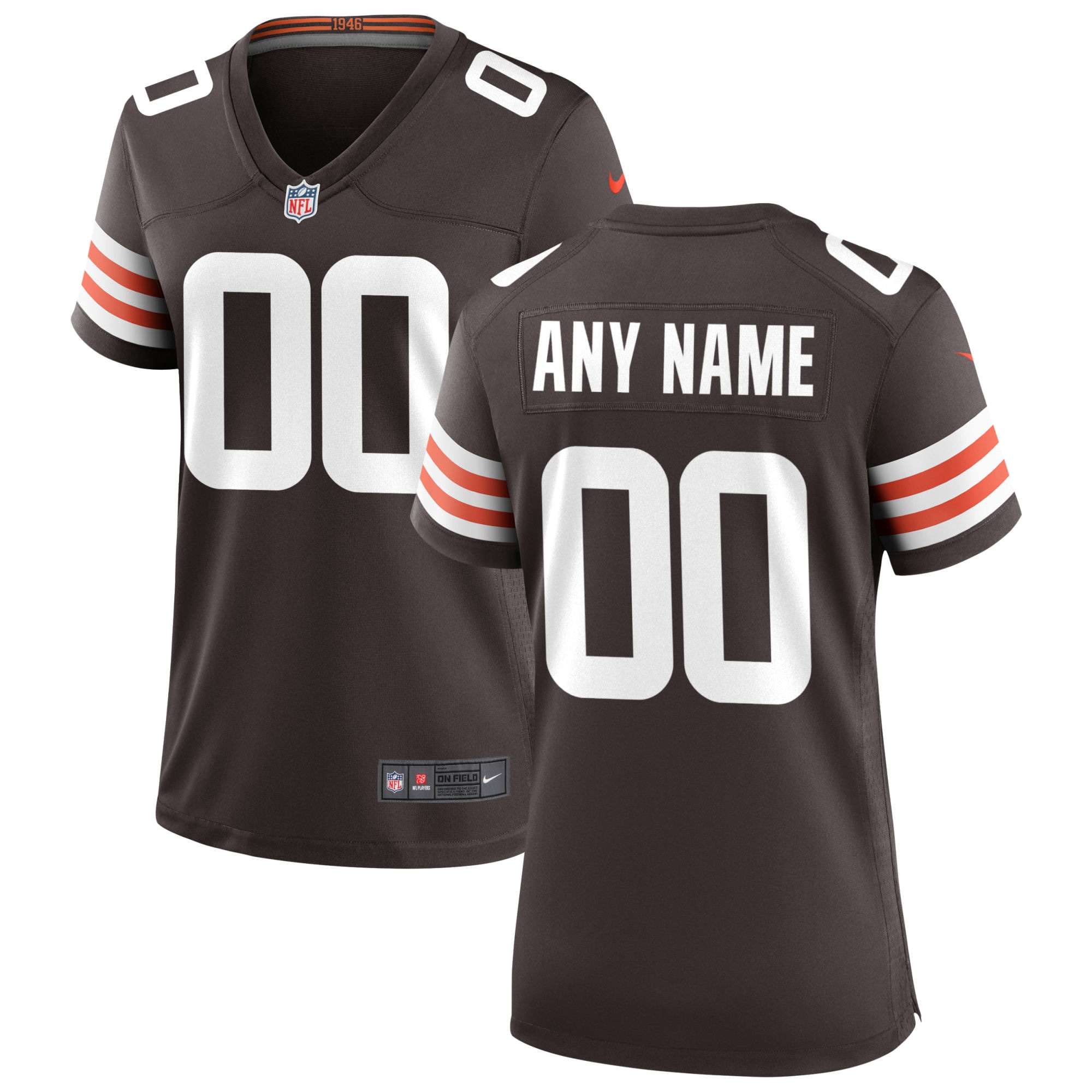 Nike Cleveland Browns Women's Custom Game Jersey - Brown - vstockx