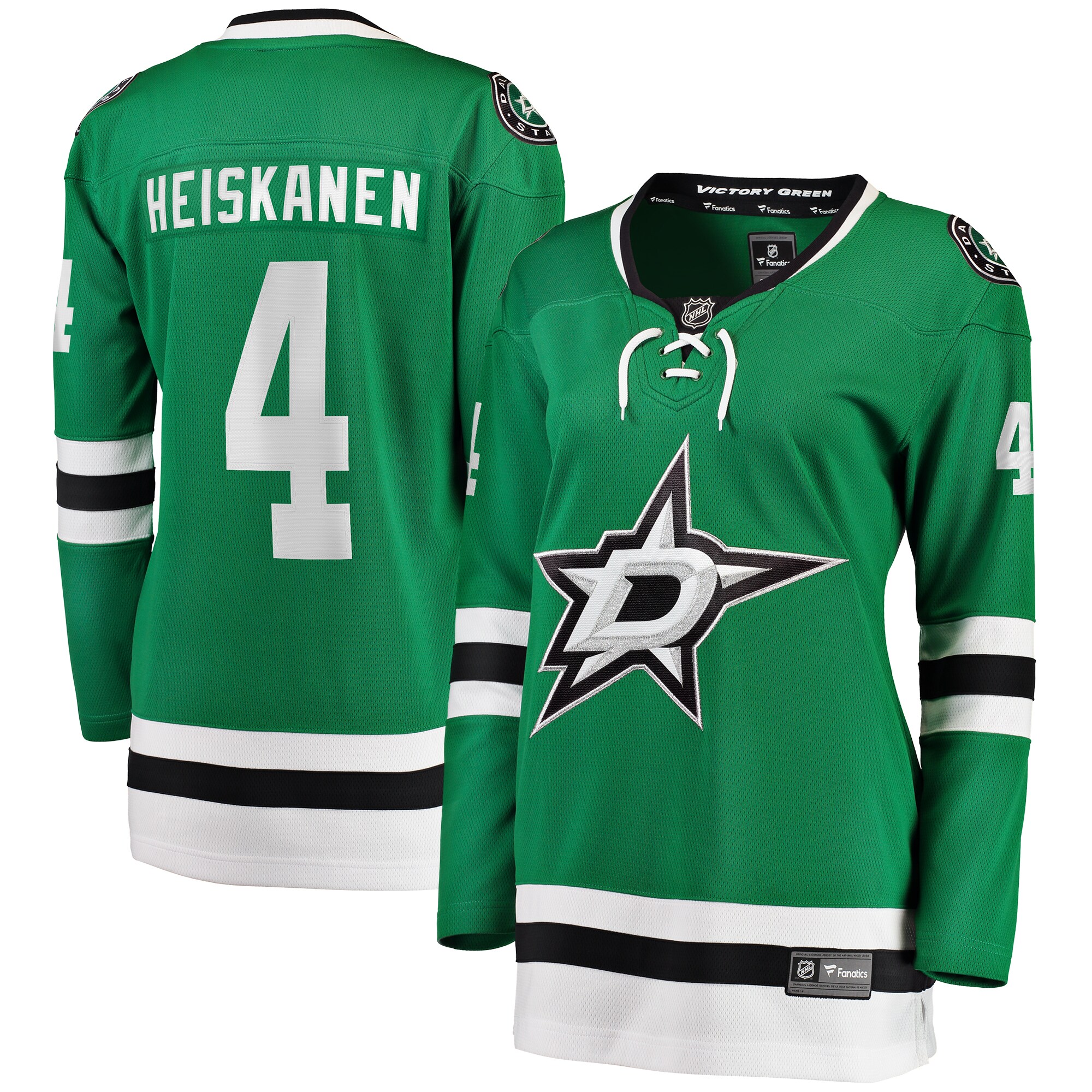 Miro Heiskanen Dallas Stars Fanatics Branded Women's Home Breakaway Player Jersey - Kelly Green - vstockx