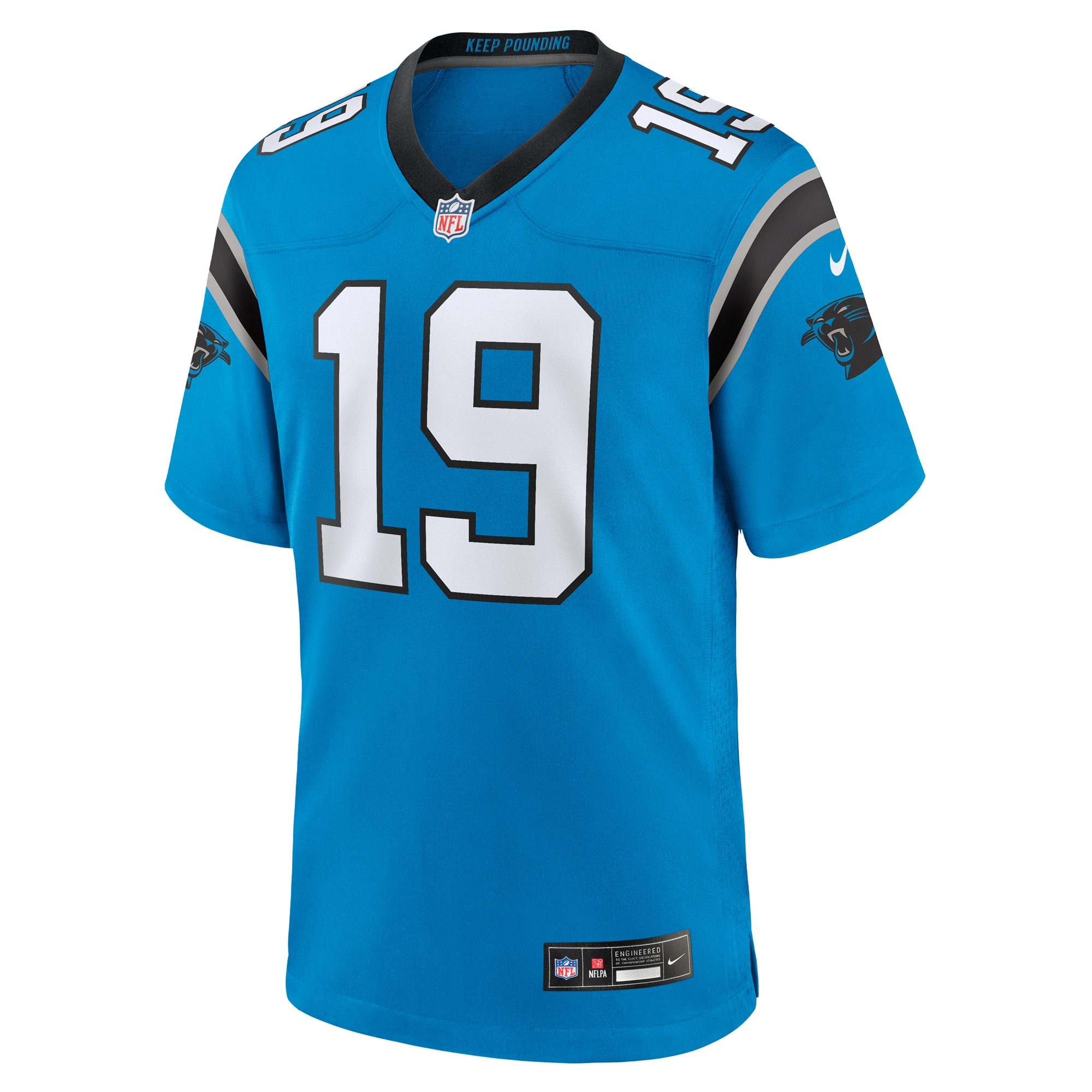 Adam Thielen Carolina Panthers Nike Alternate Game Jersey - Blue - vstockx