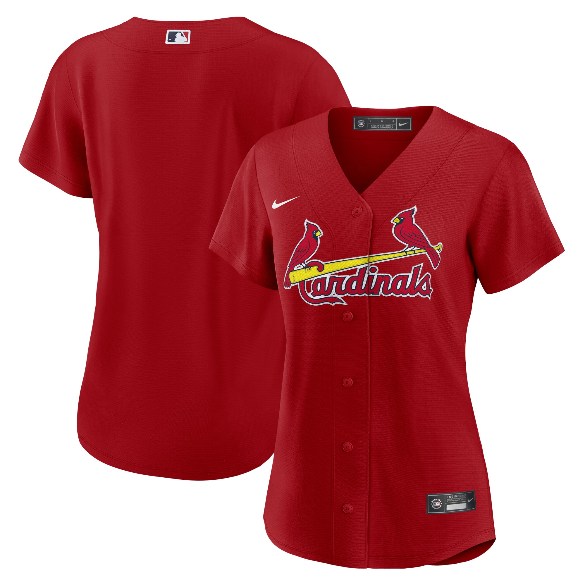 St. Louis Cardinals Nike Women's Alternate Replica Team Jersey - Red - vstockx