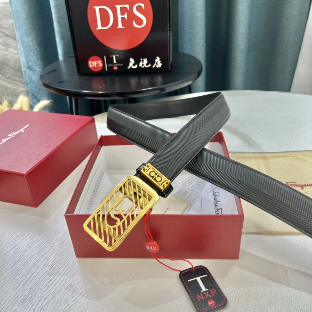 Streetwear Belt Ferragamo 319567 size:3.5cm - vstockx