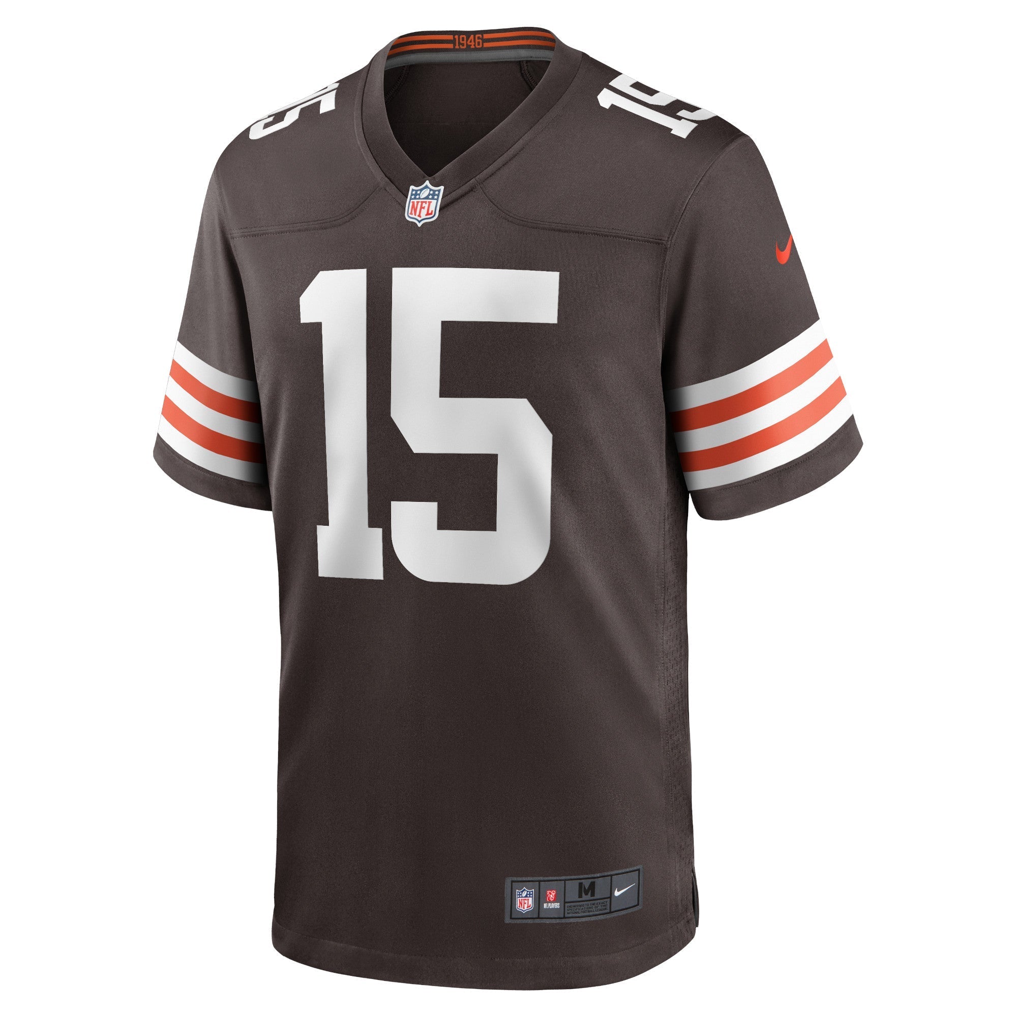Men's Nike Joshua Dobbs Brown Cleveland Browns Game Jersey - vstockx