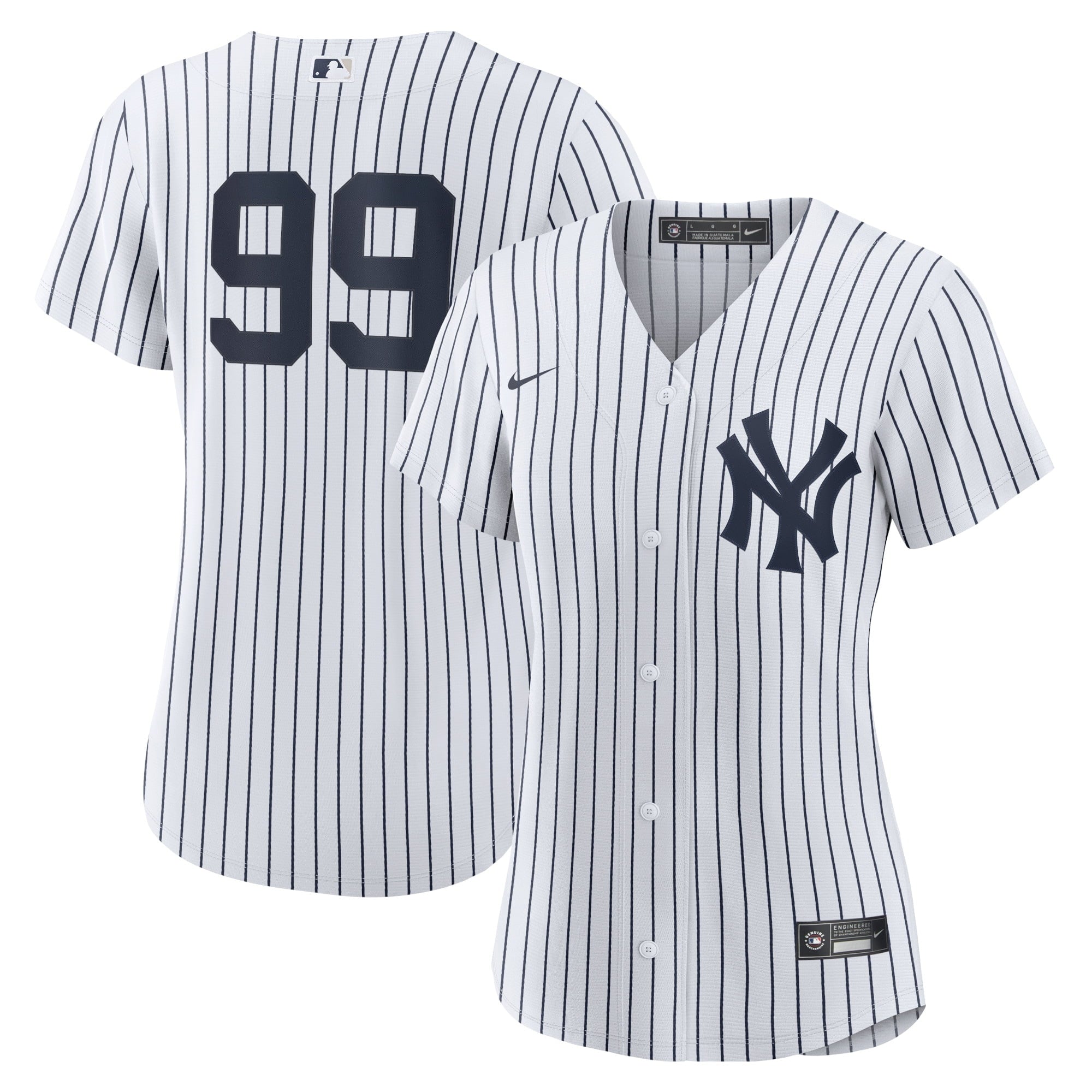 Women's Nike Aaron Judge White New York Yankees Home Replica Player Jersey - vstockx