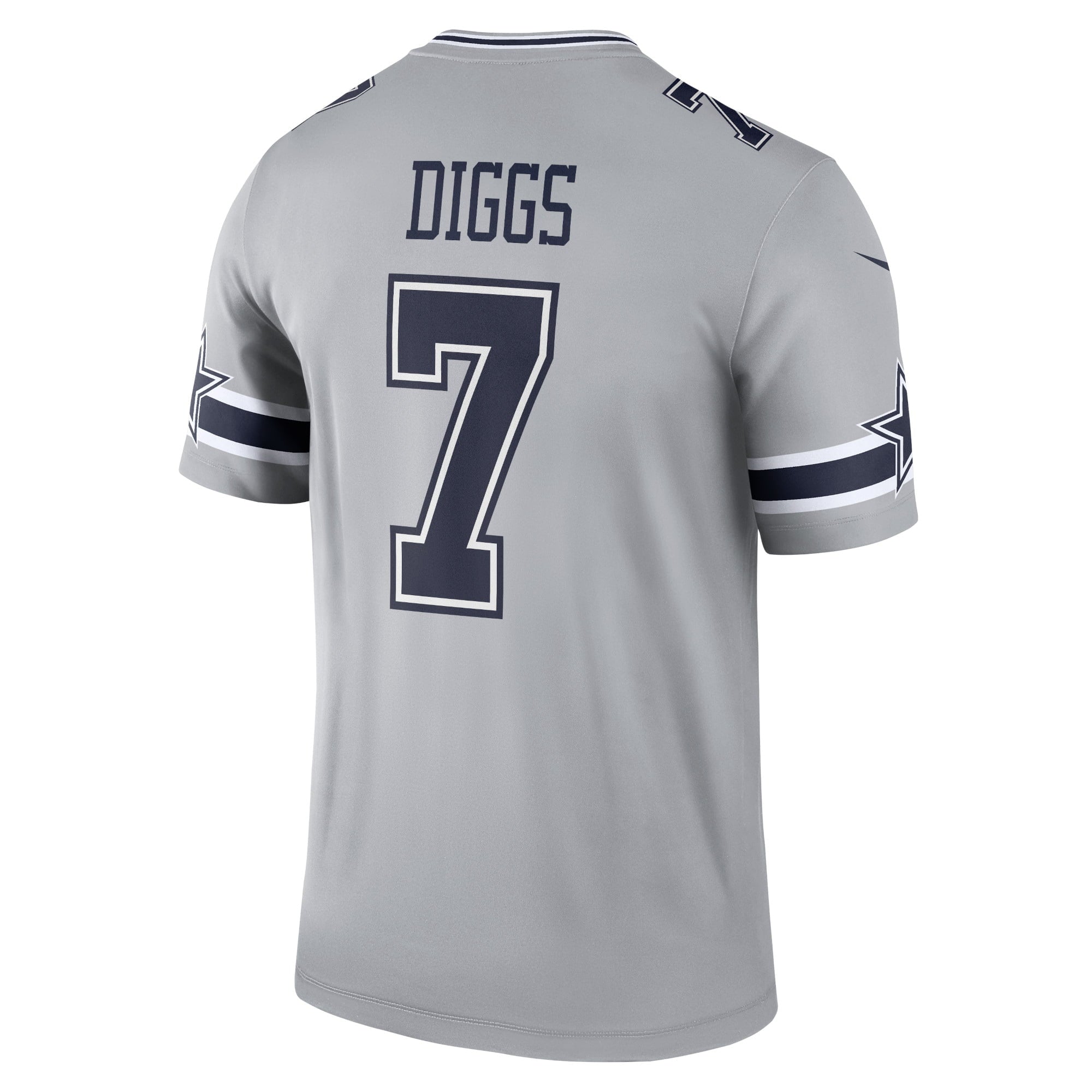 Men's Nike Trevon Diggs Gray Dallas Cowboys Inverted Legend Jersey - vstockx