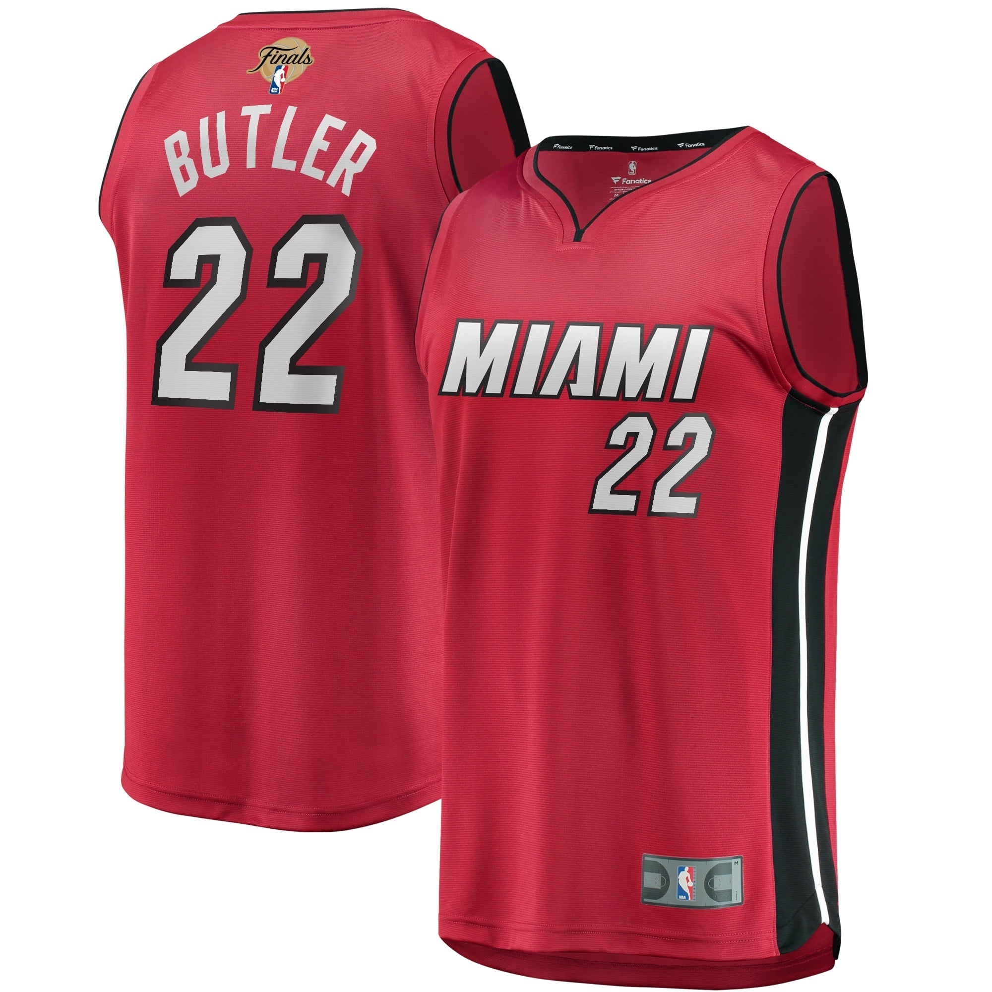 Men's Fanatics Branded Jimmy Butler Red Miami Heat 2023 NBA Finals Fast Break Player Jersey - Statement Edition - vstockx
