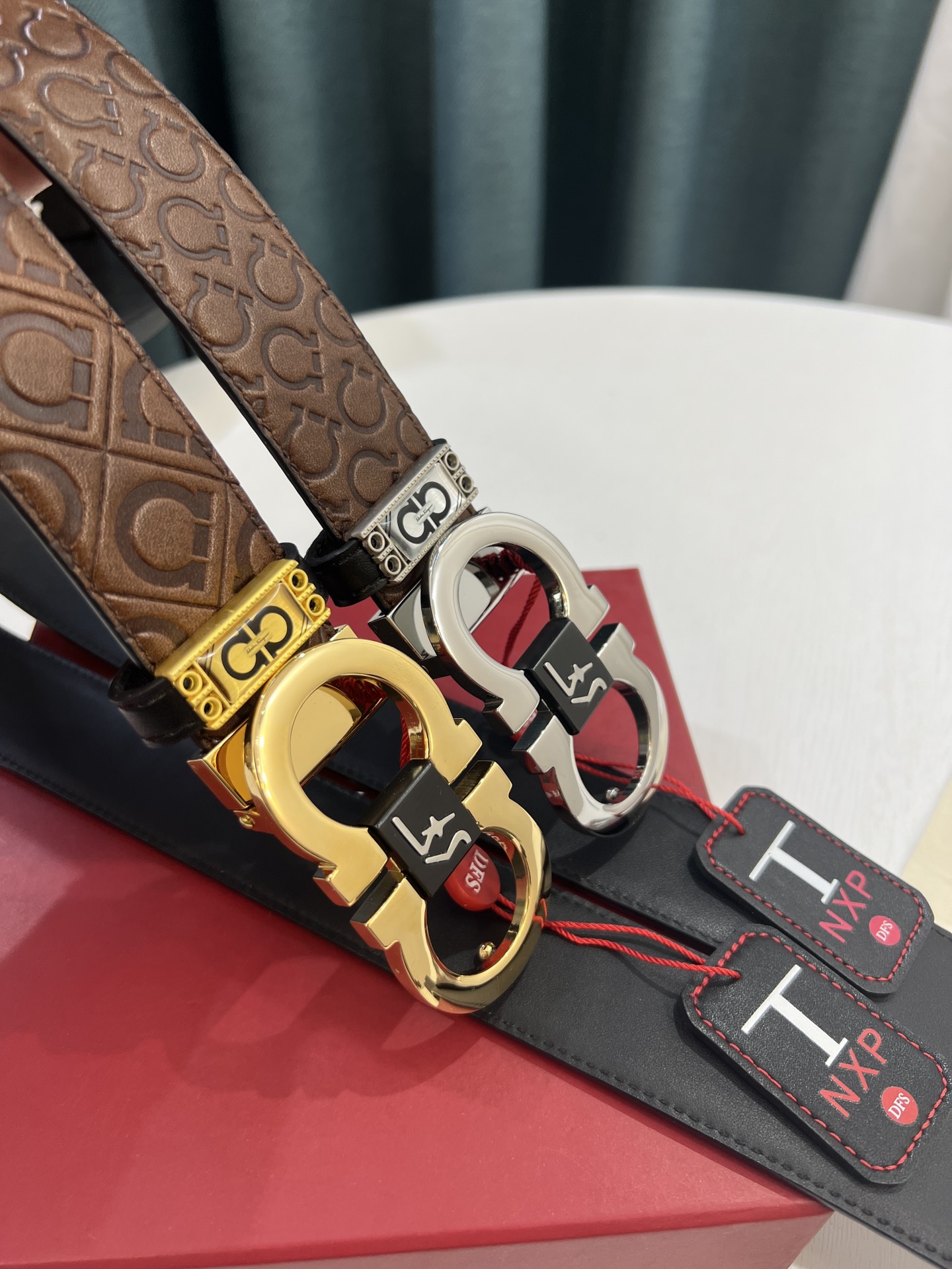 Streetwear Belt Ferragamo 319576 size:3.5cm - vstockx