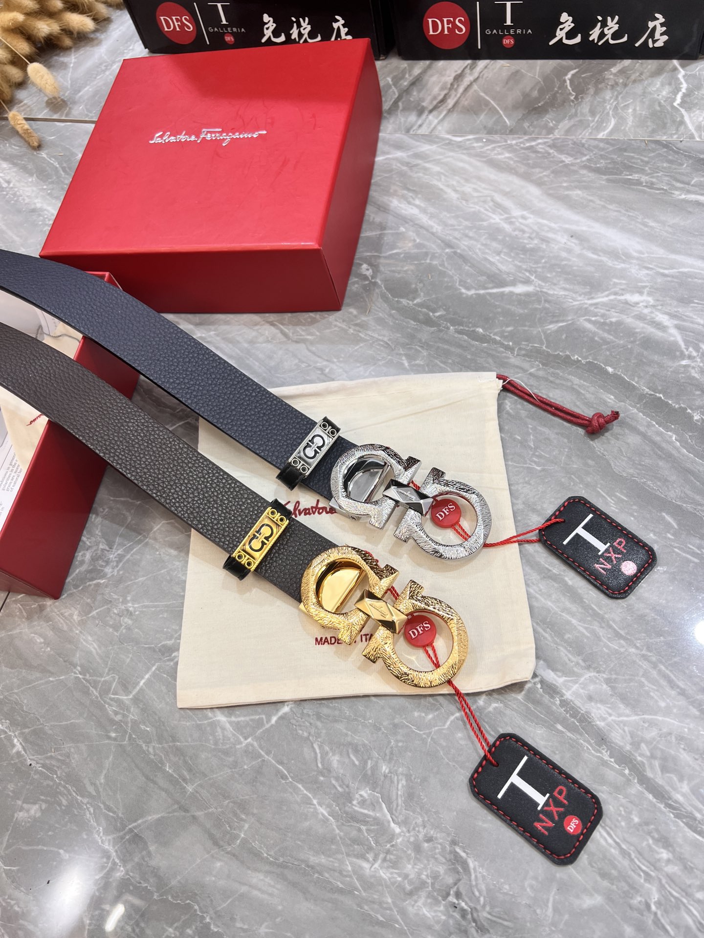 Streetwear Belt Ferragamo 319943 size:3.5cm - vstockx