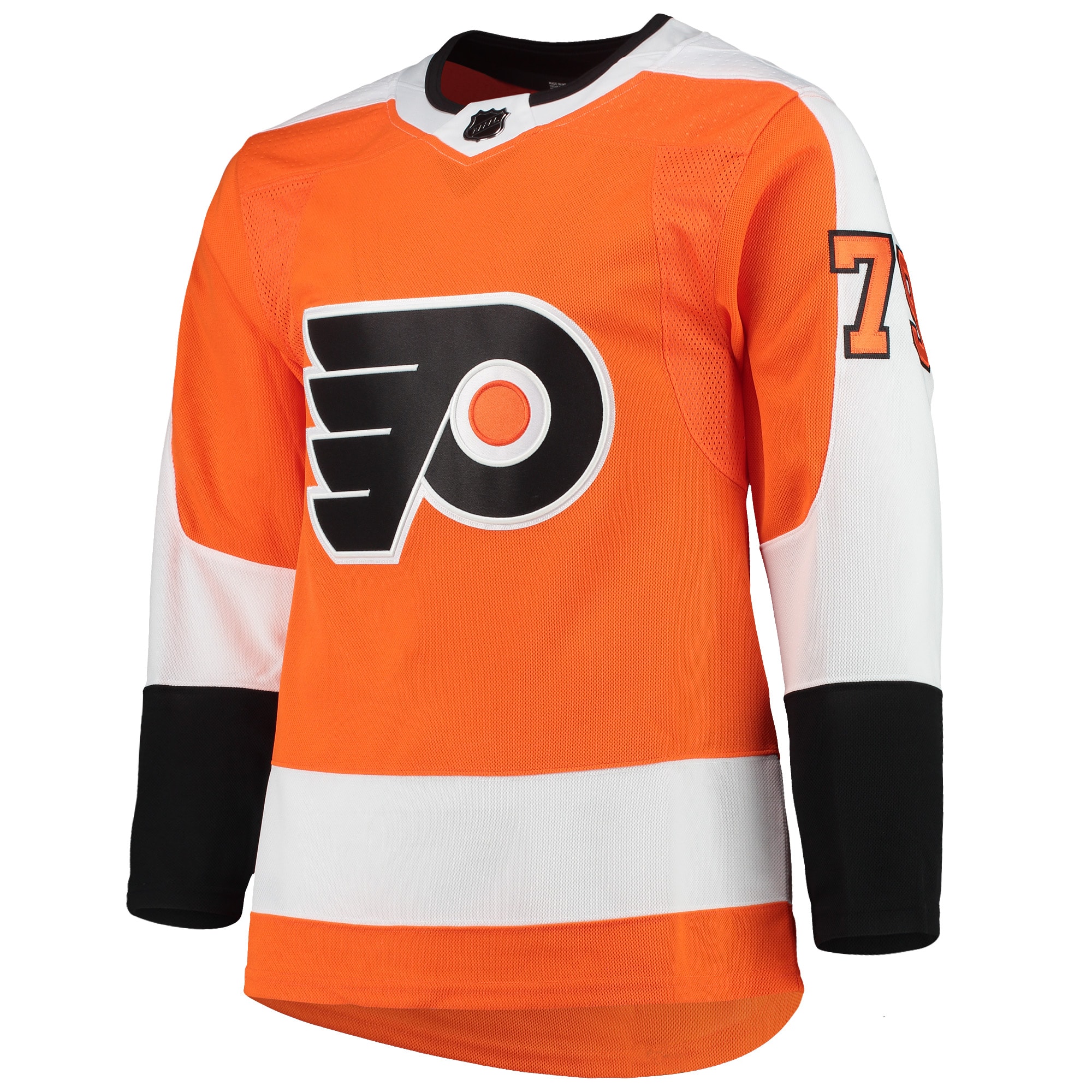Carter Hart Philadelphia Flyers adidas Home Primegreen Authentic Pro Player Jersey - Orange - vstockx