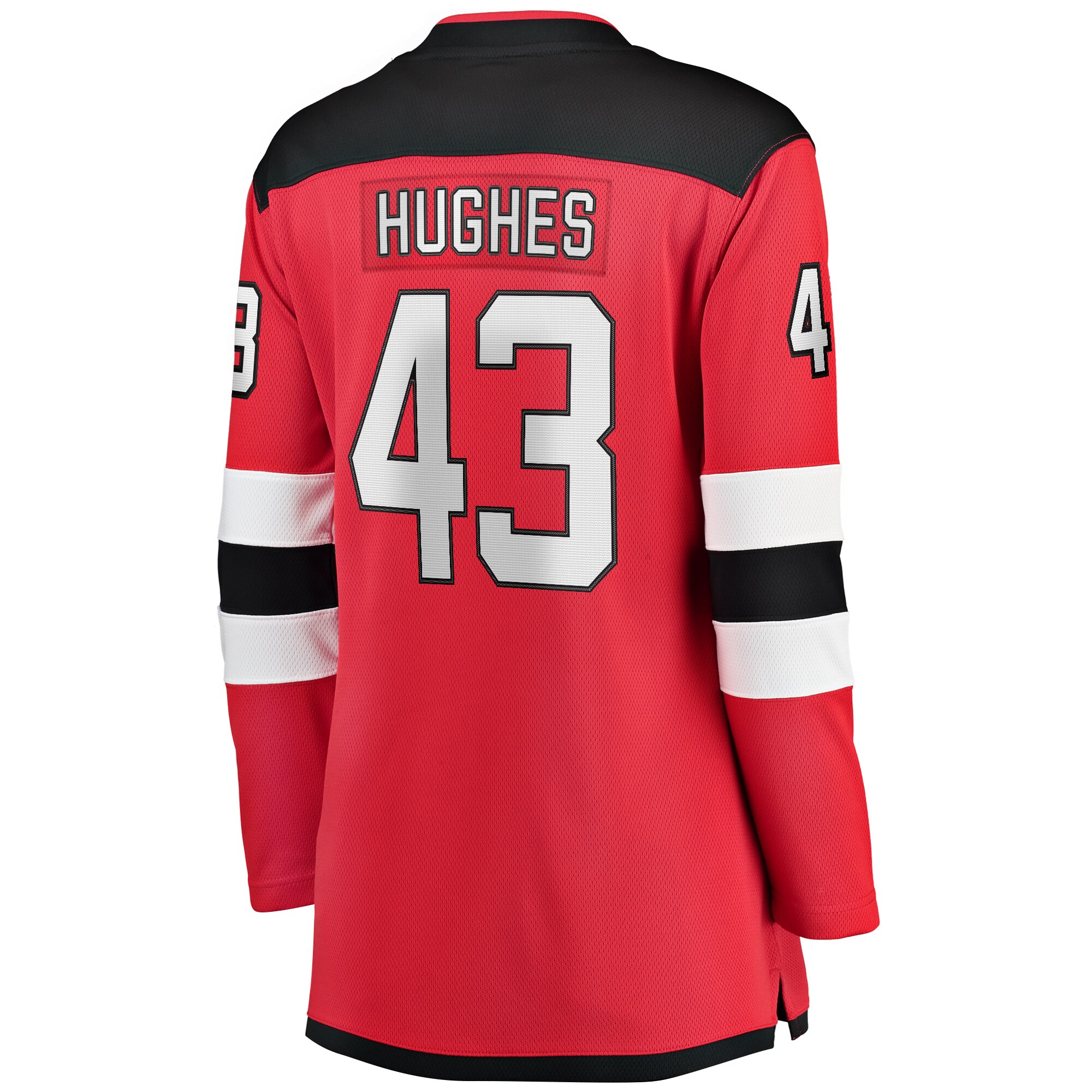 Luke Hughes New Jersey Devils Fanatics Branded Women's Home Breakaway Player Jersey - Red - vstockx
