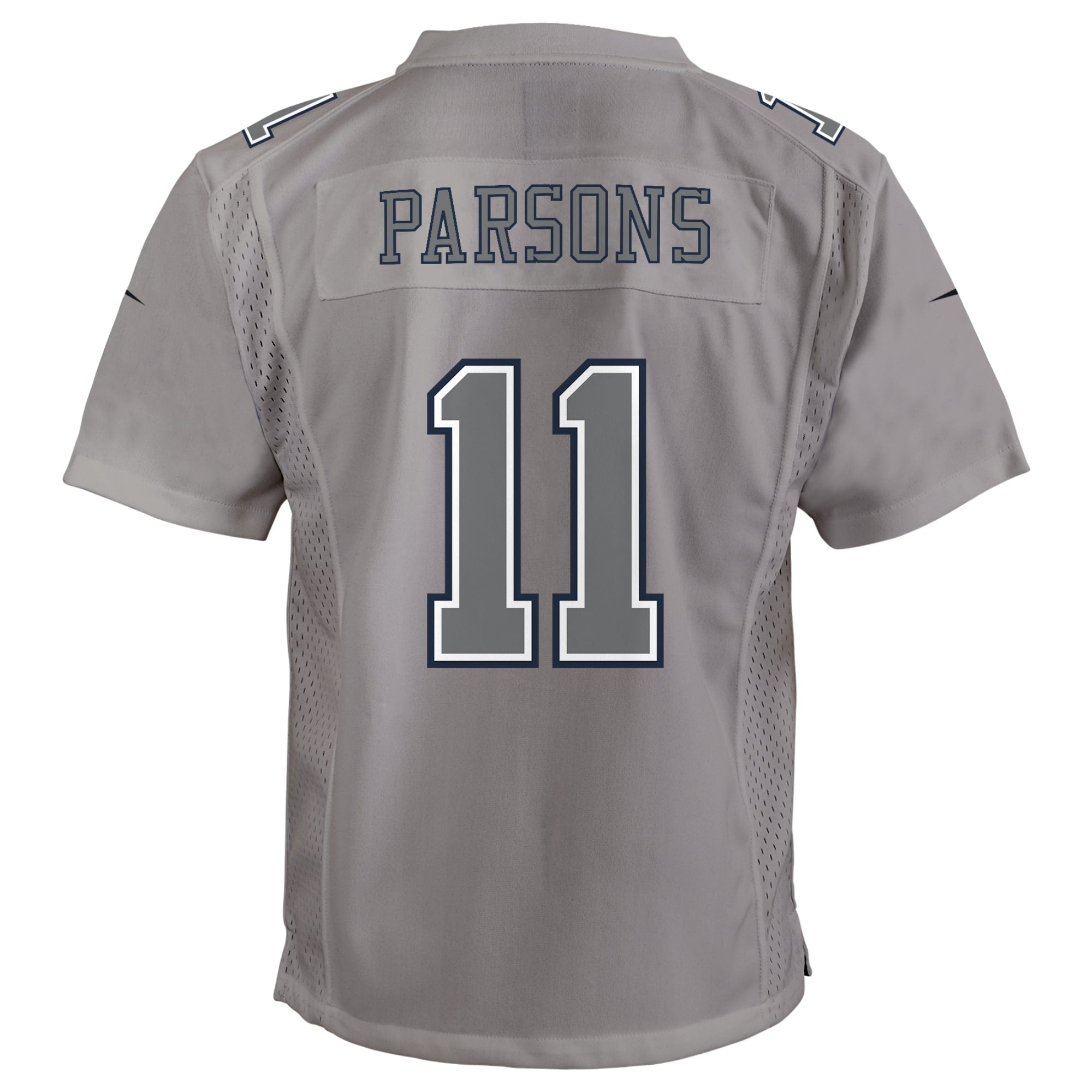 Youth Nike Micah Parsons Gray Dallas Cowboys Atmosphere Game Jersey - vstockx