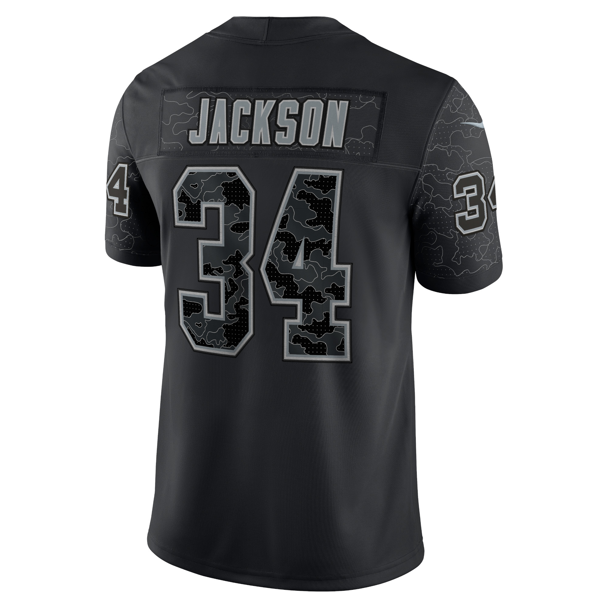 Bo Jackson Las Vegas Raiders Nike Retired Player RFLCTV Limited Jersey - Black - vstockx