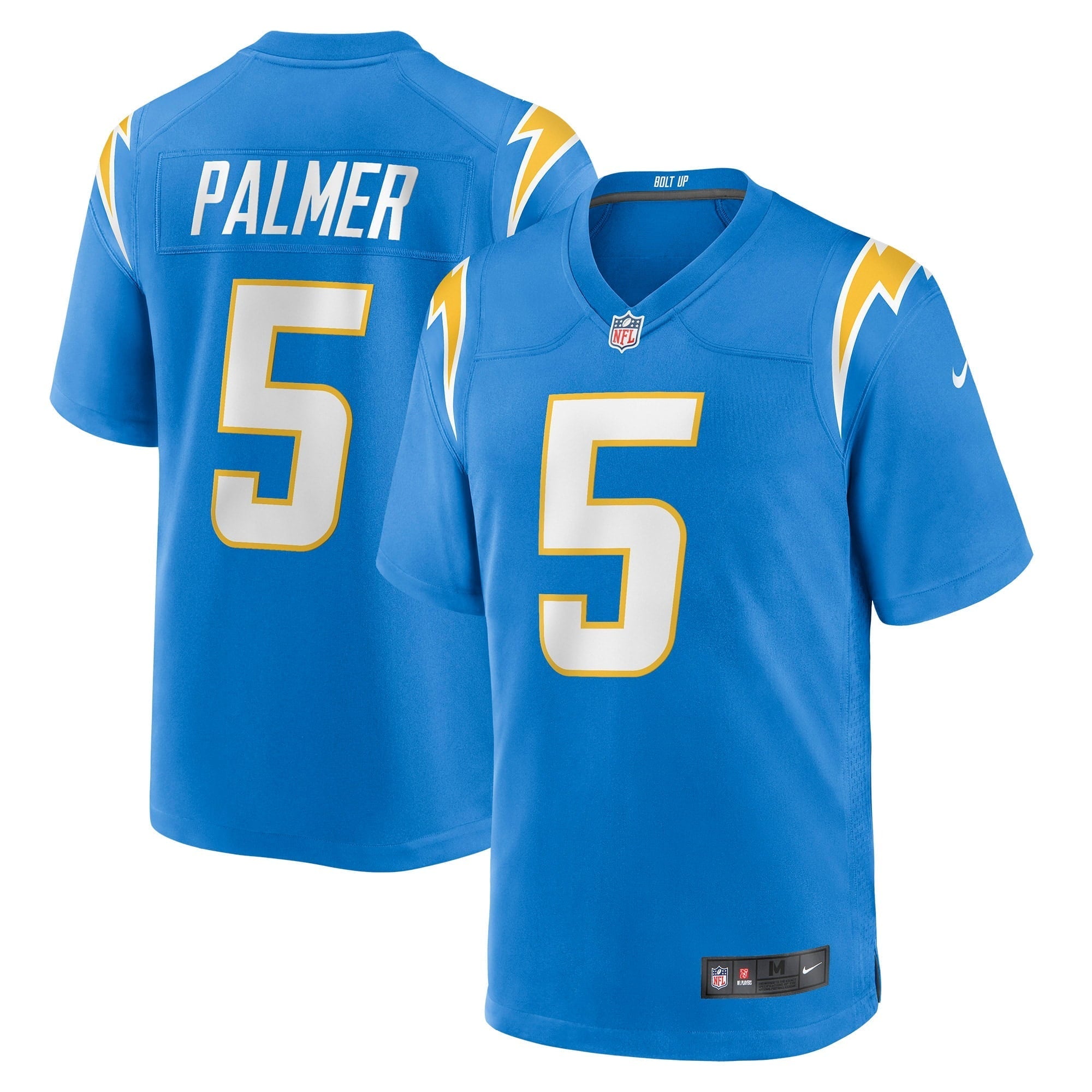 Men's Nike Joshua Palmer Powder Blue Los Angeles Chargers Game Player Jersey - vstockx