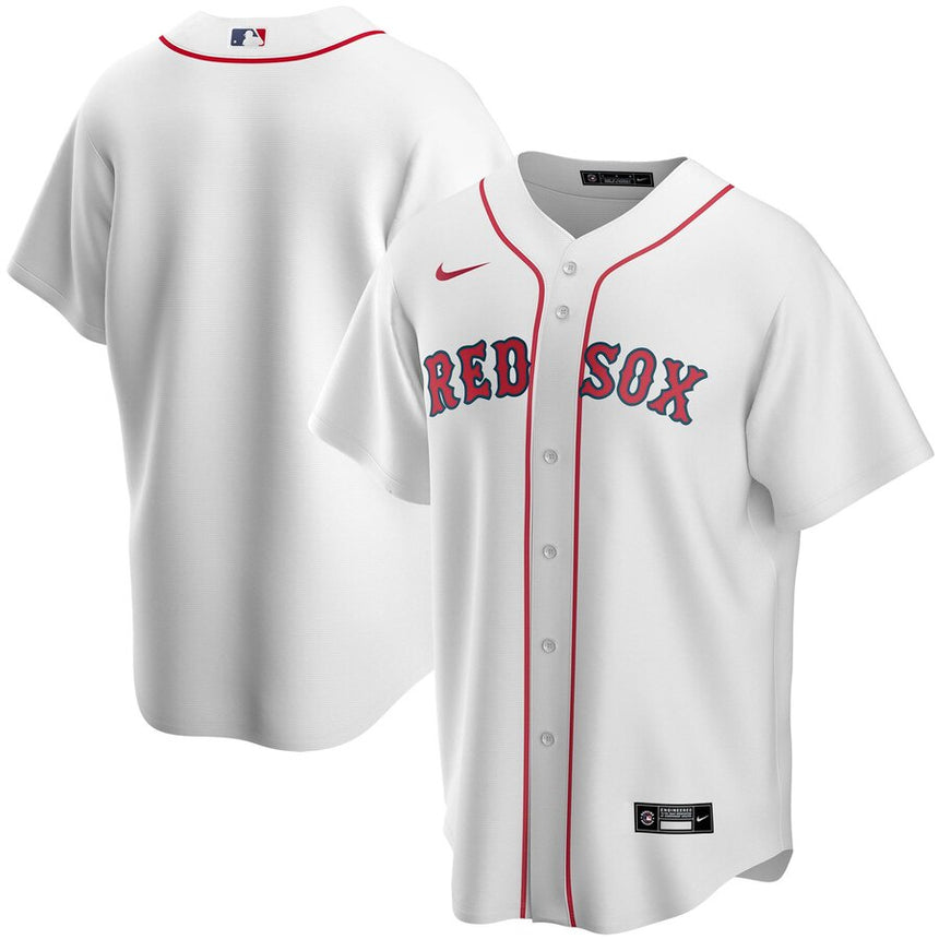 Men's Boston Red Sox White Home Replica Team Jersey - vstockx